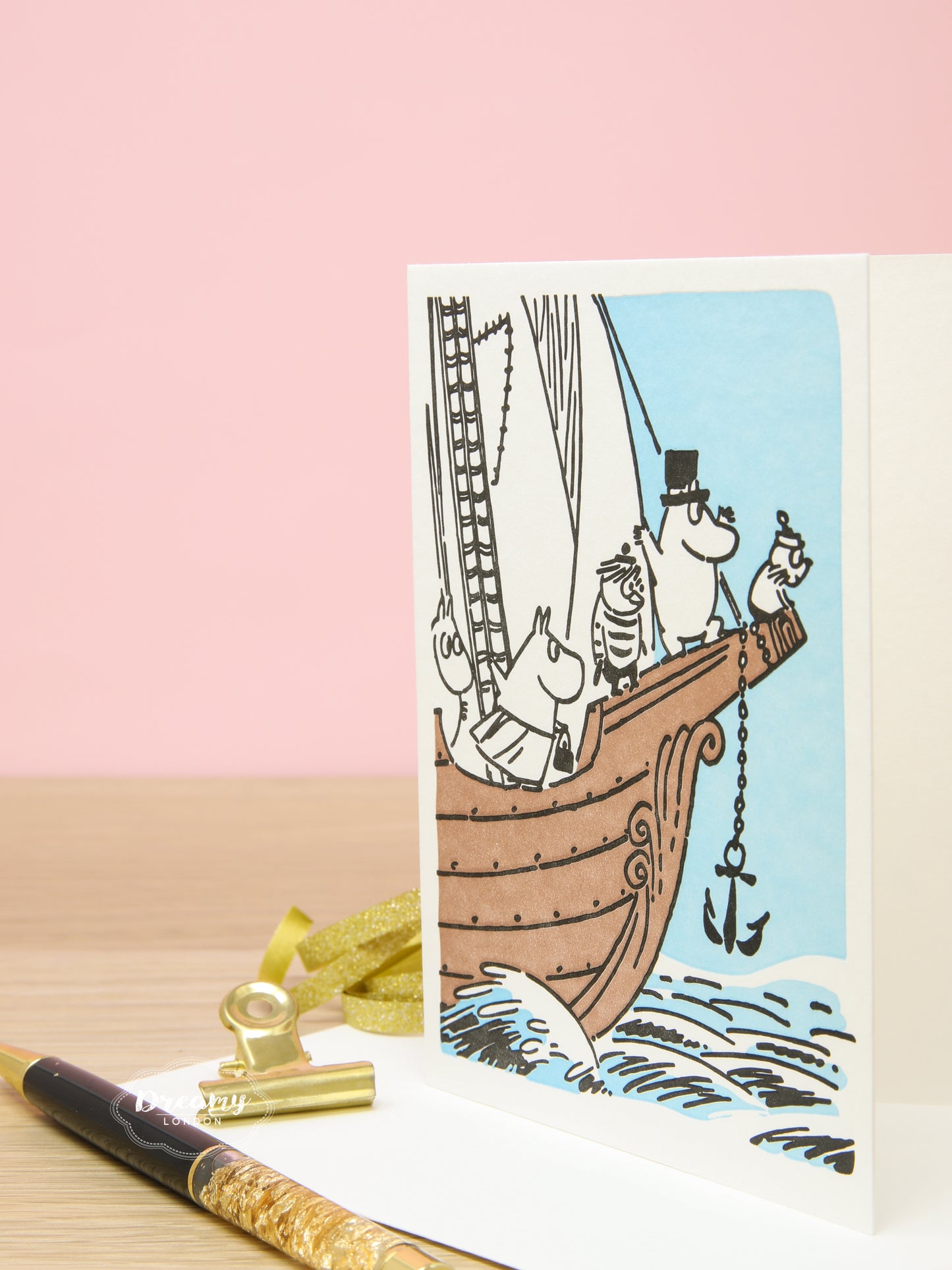 Moomin on Vacation Greeting Card
