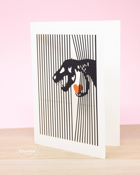 Dinosaur's Love Card - dreamylondon