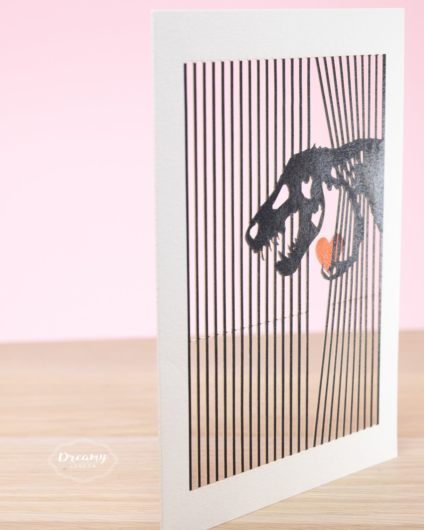 Dinosaur's Love Card - dreamylondon