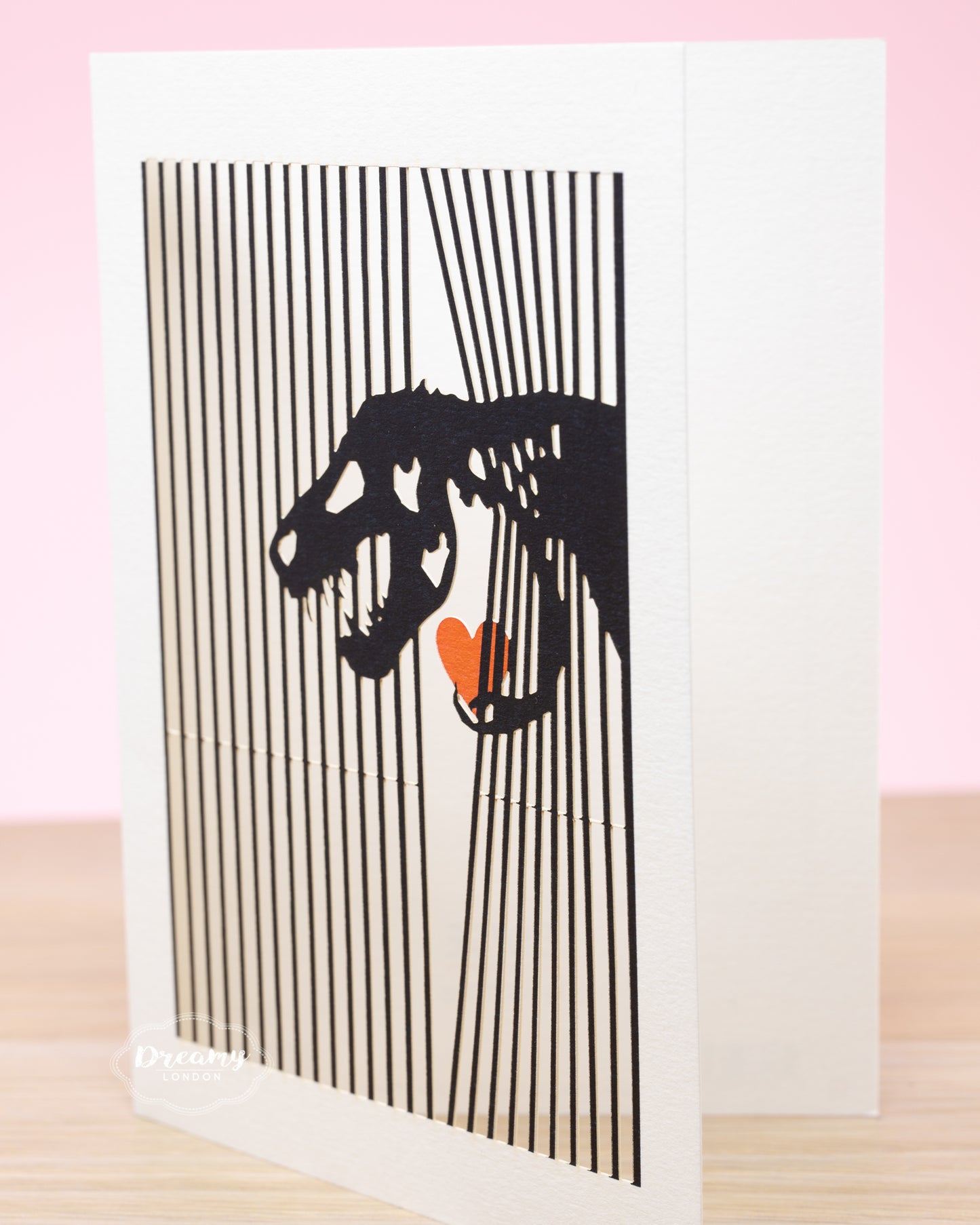 Dinosaur's Love Card - dreamylondon