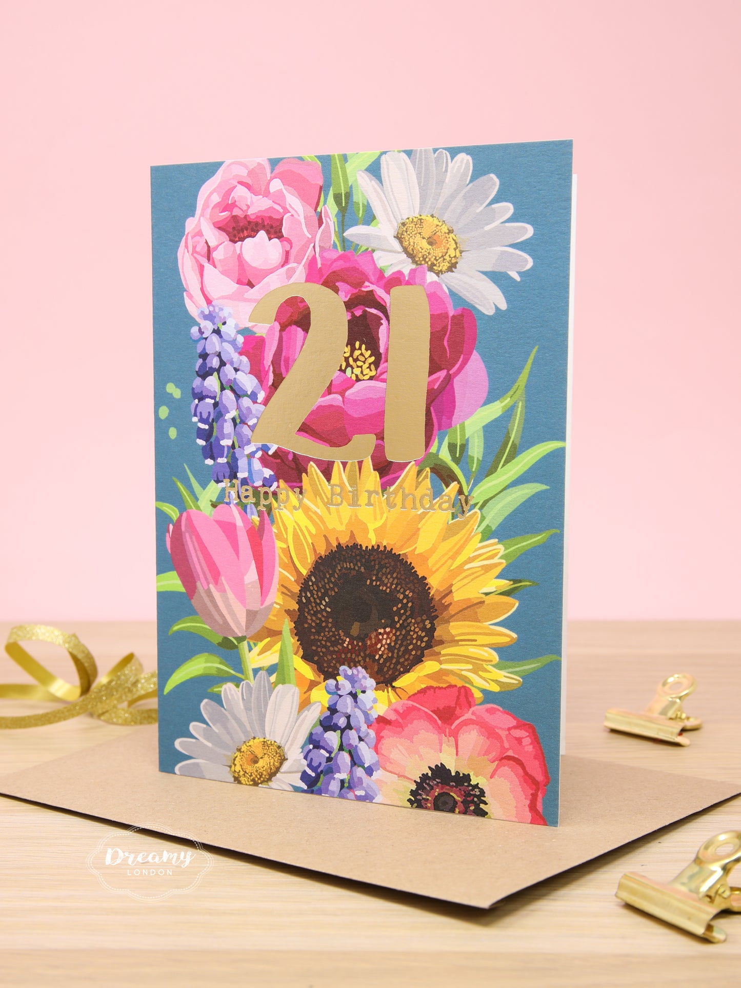 Blossom 21st Birthday Card