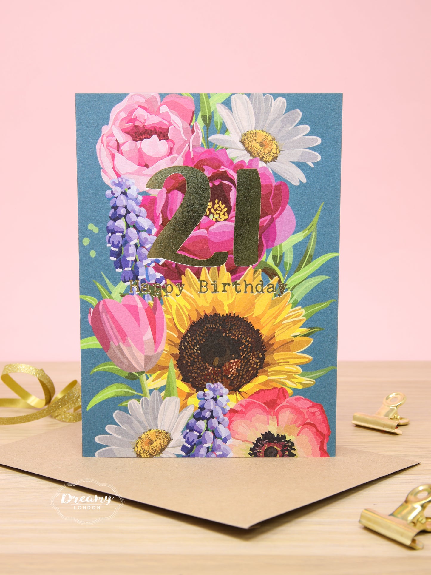 Blossom 21st Birthday Card