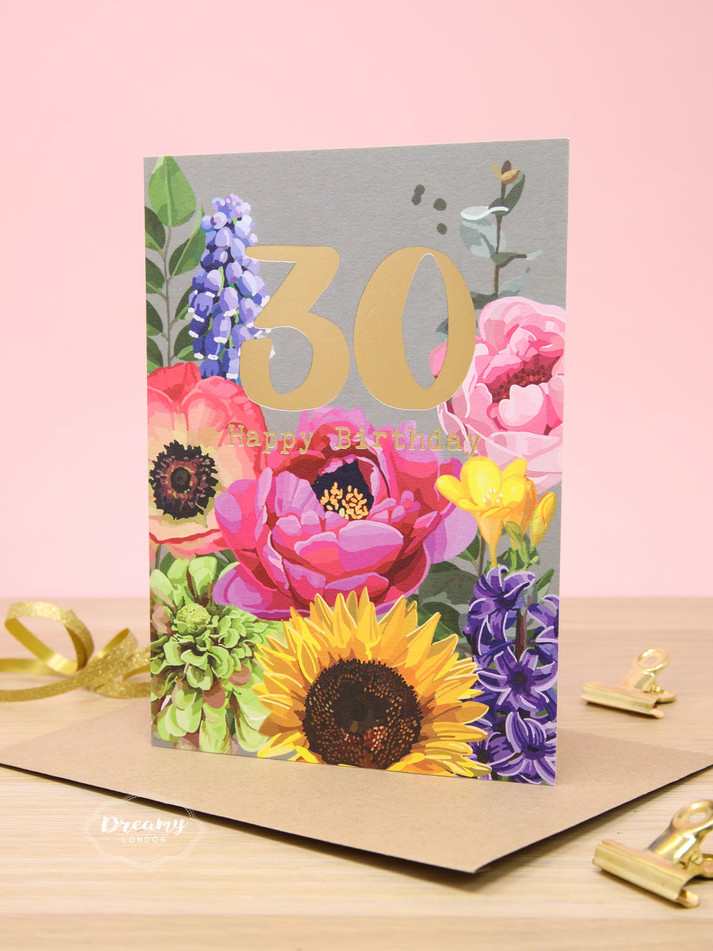 Blossom 30th Birthday Card