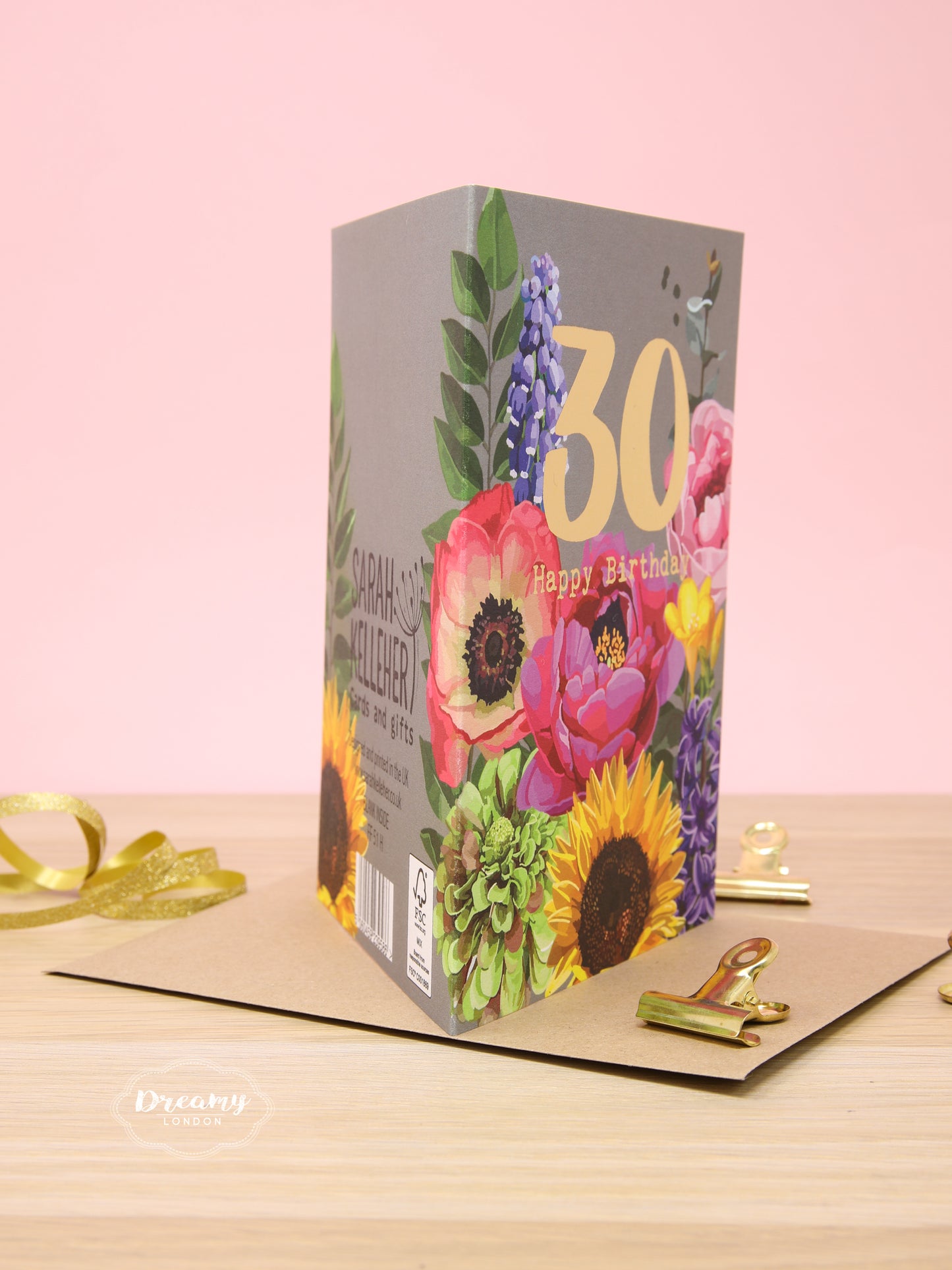 Blossom 30th Birthday Card