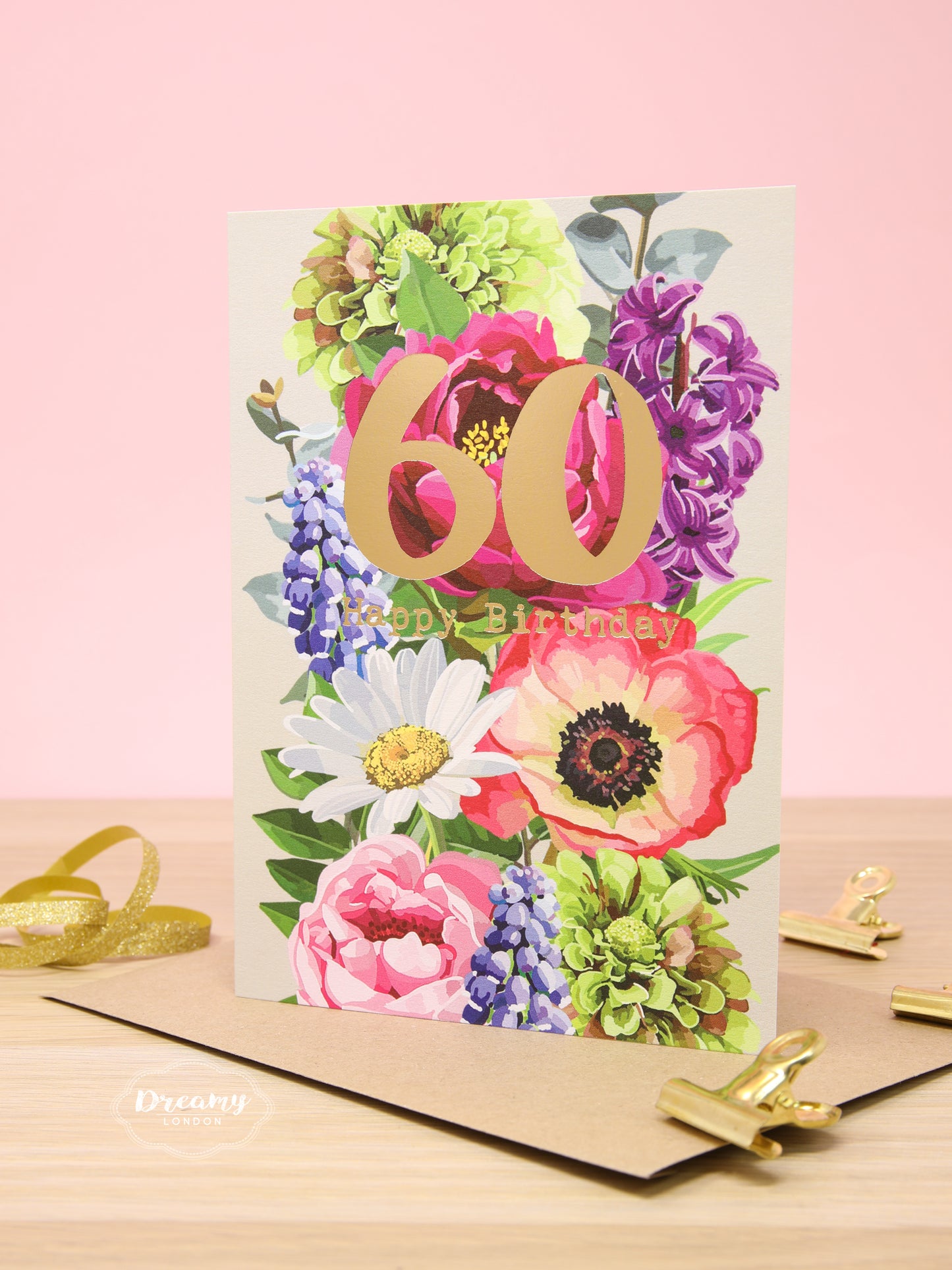 Blossom 60th Birthday Card