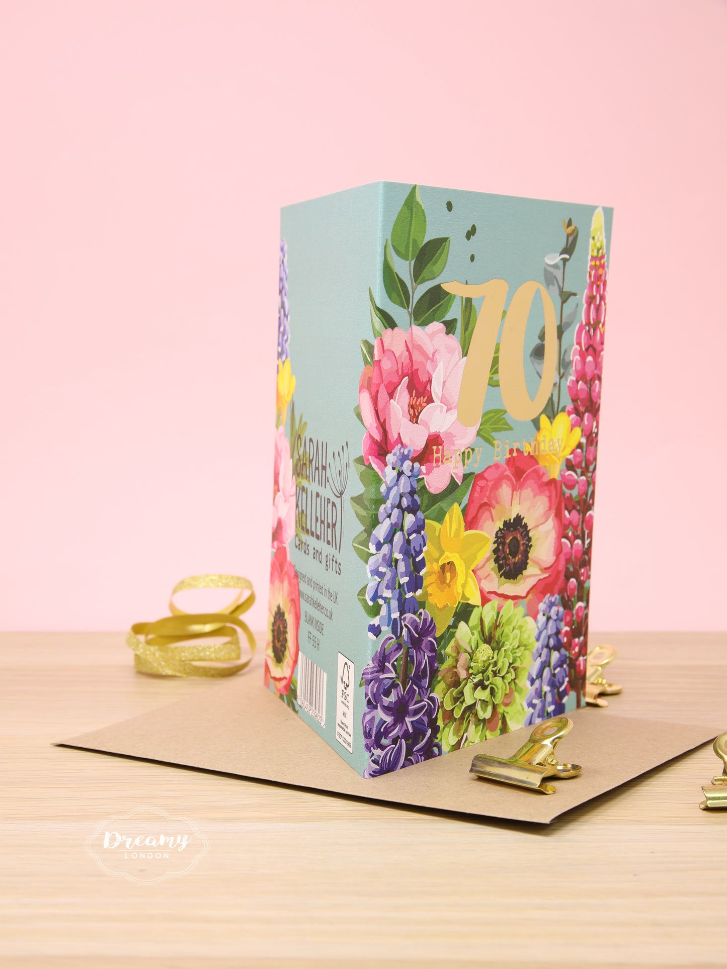 Blossom 70th Birthday Card