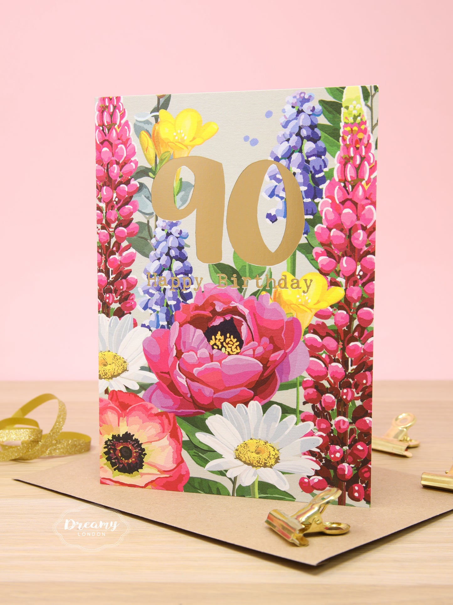 Blossom 90th Birthday Card