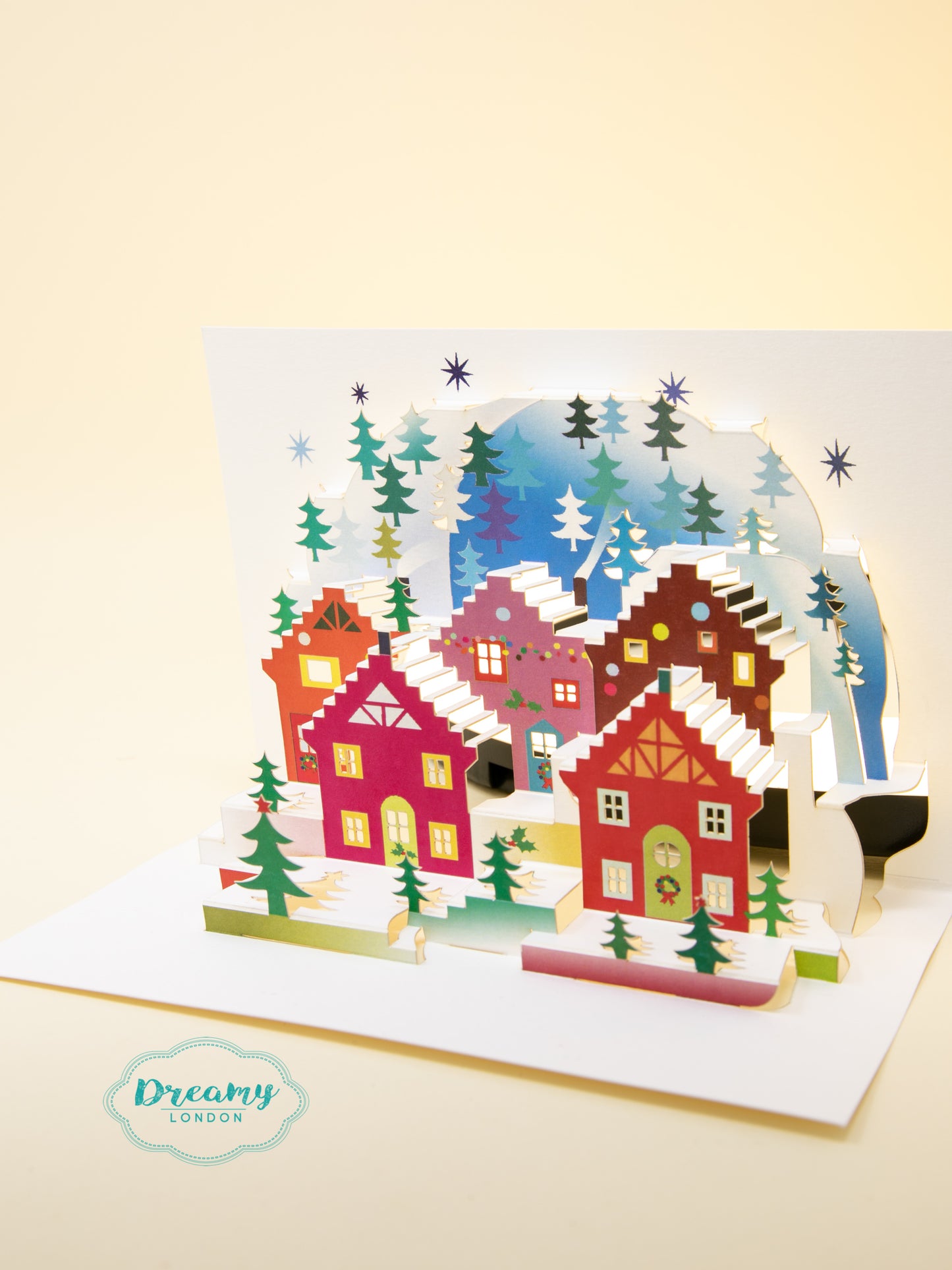 Christmas Town Pop Up Card