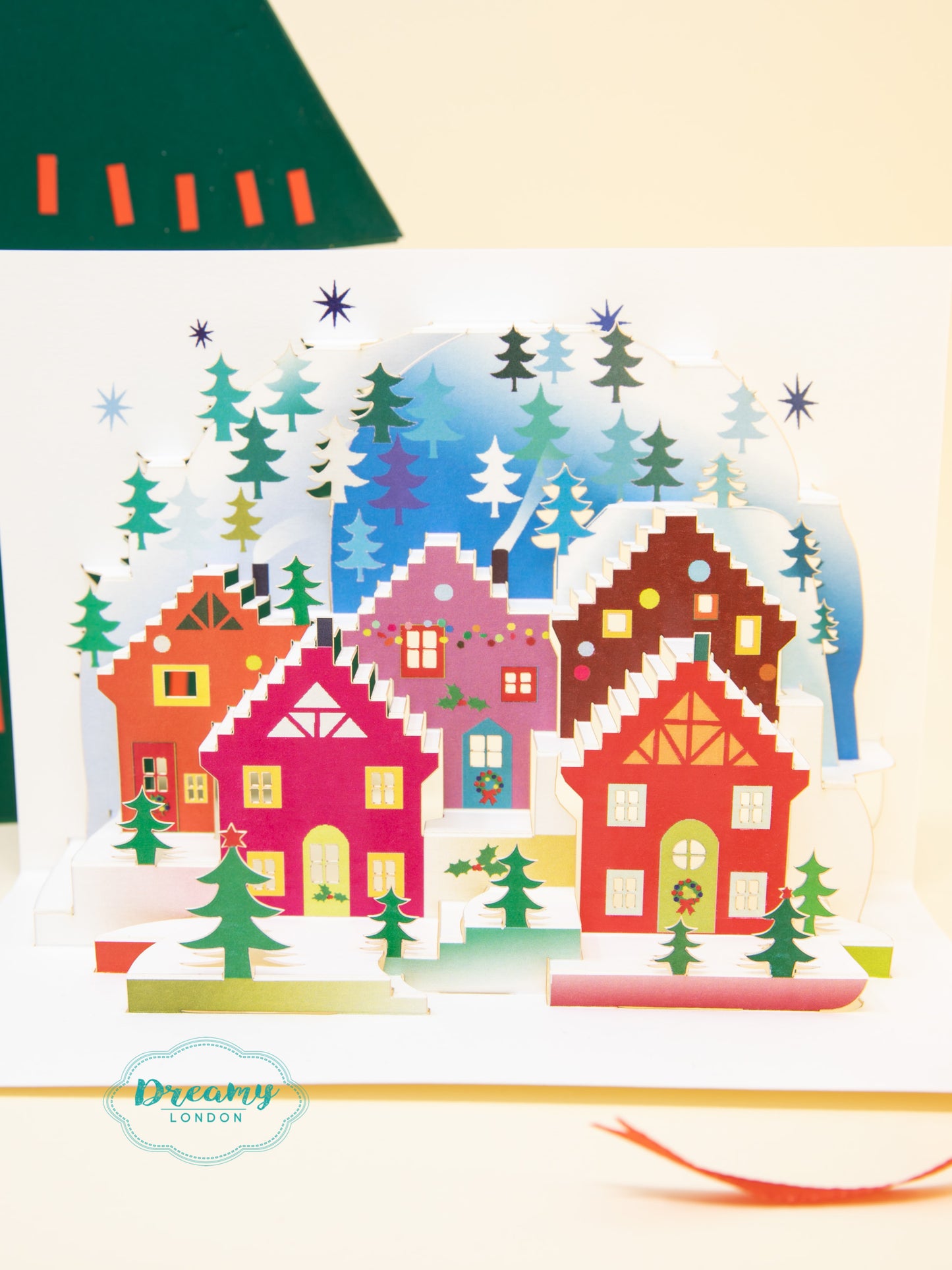 Christmas Town Pop Up Card