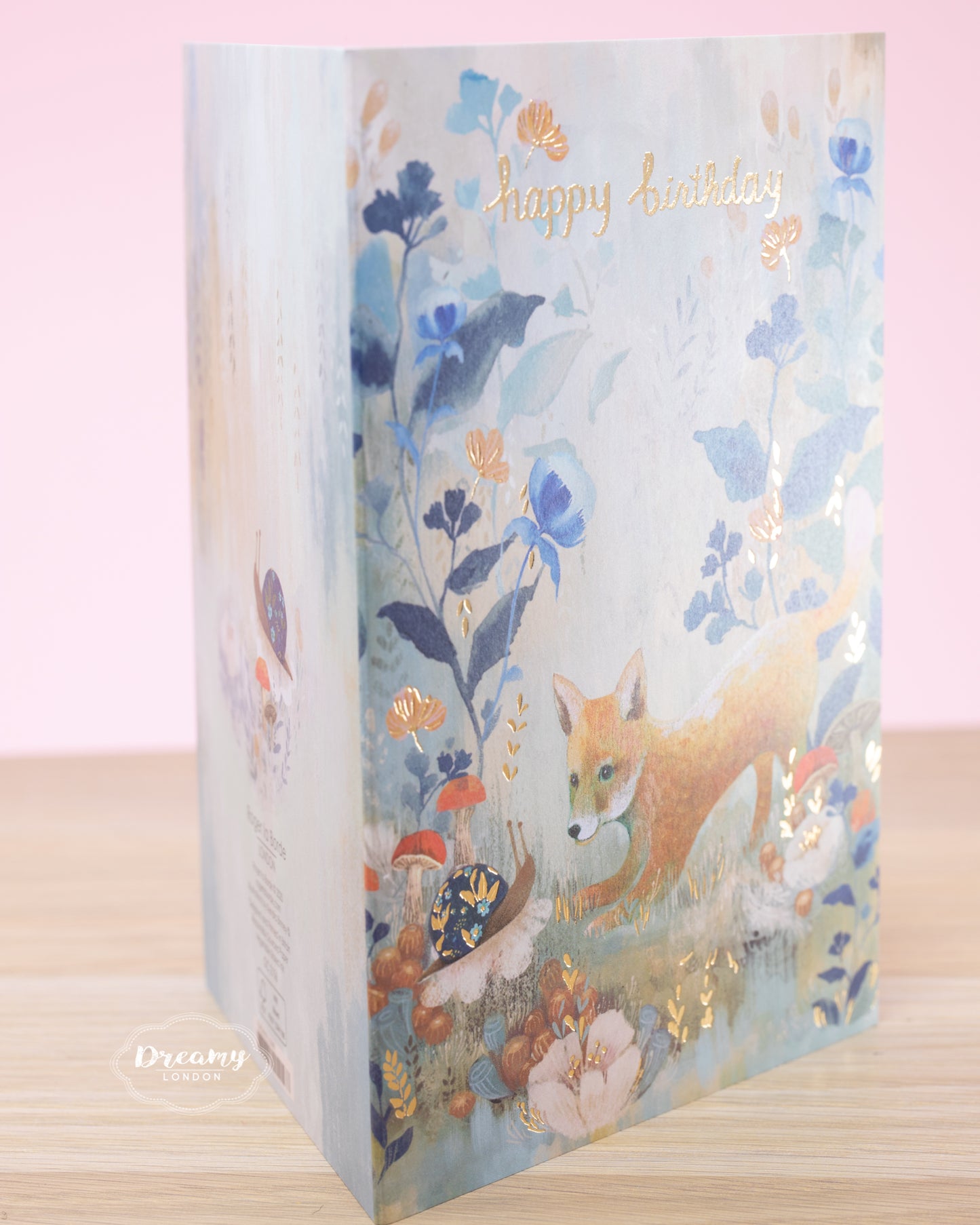 Dreamy Fox Birthday Card - dreamylondon