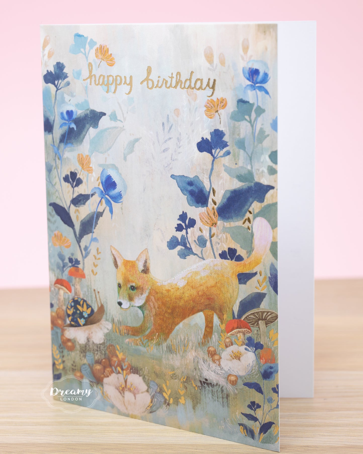 Dreamy Fox Birthday Card - dreamylondon