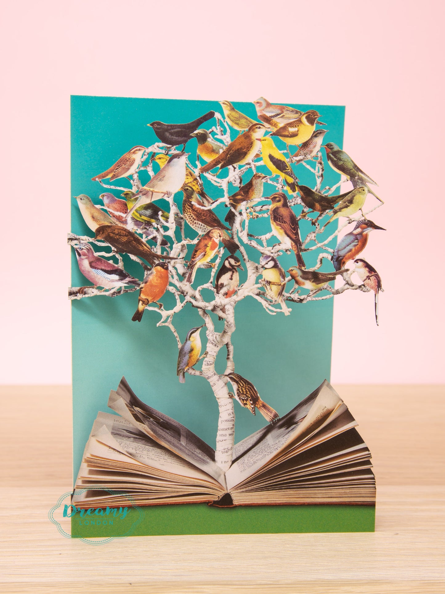 Flying Birds Laser Cut Greetings Card