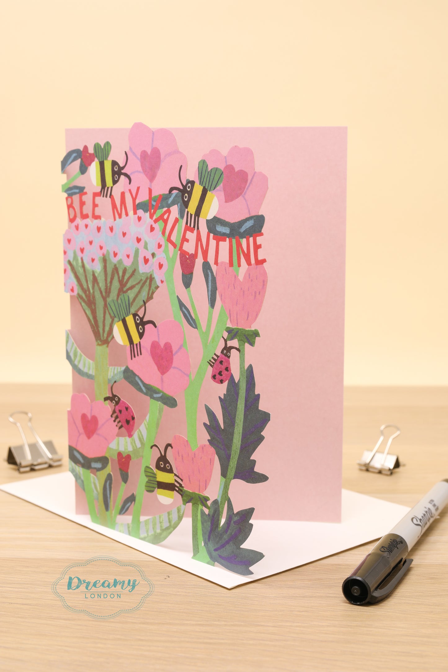Bee Valentines Card
