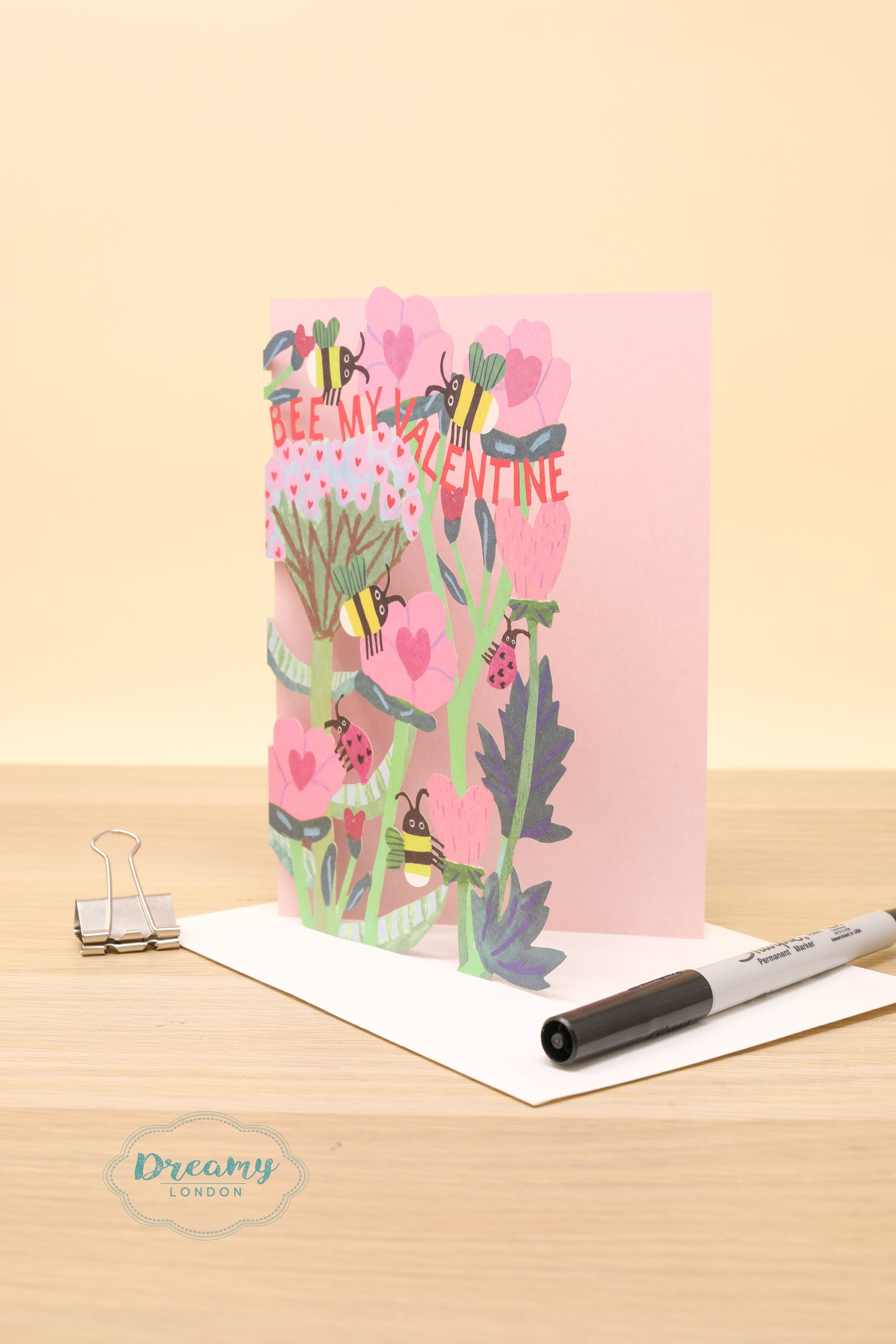 Bee Valentines Card