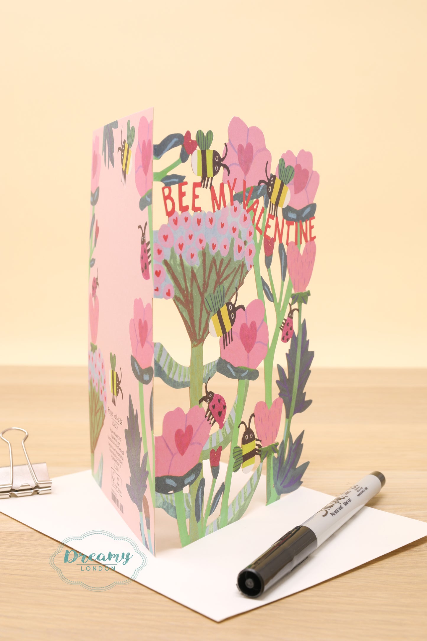 Bee Valentines Card