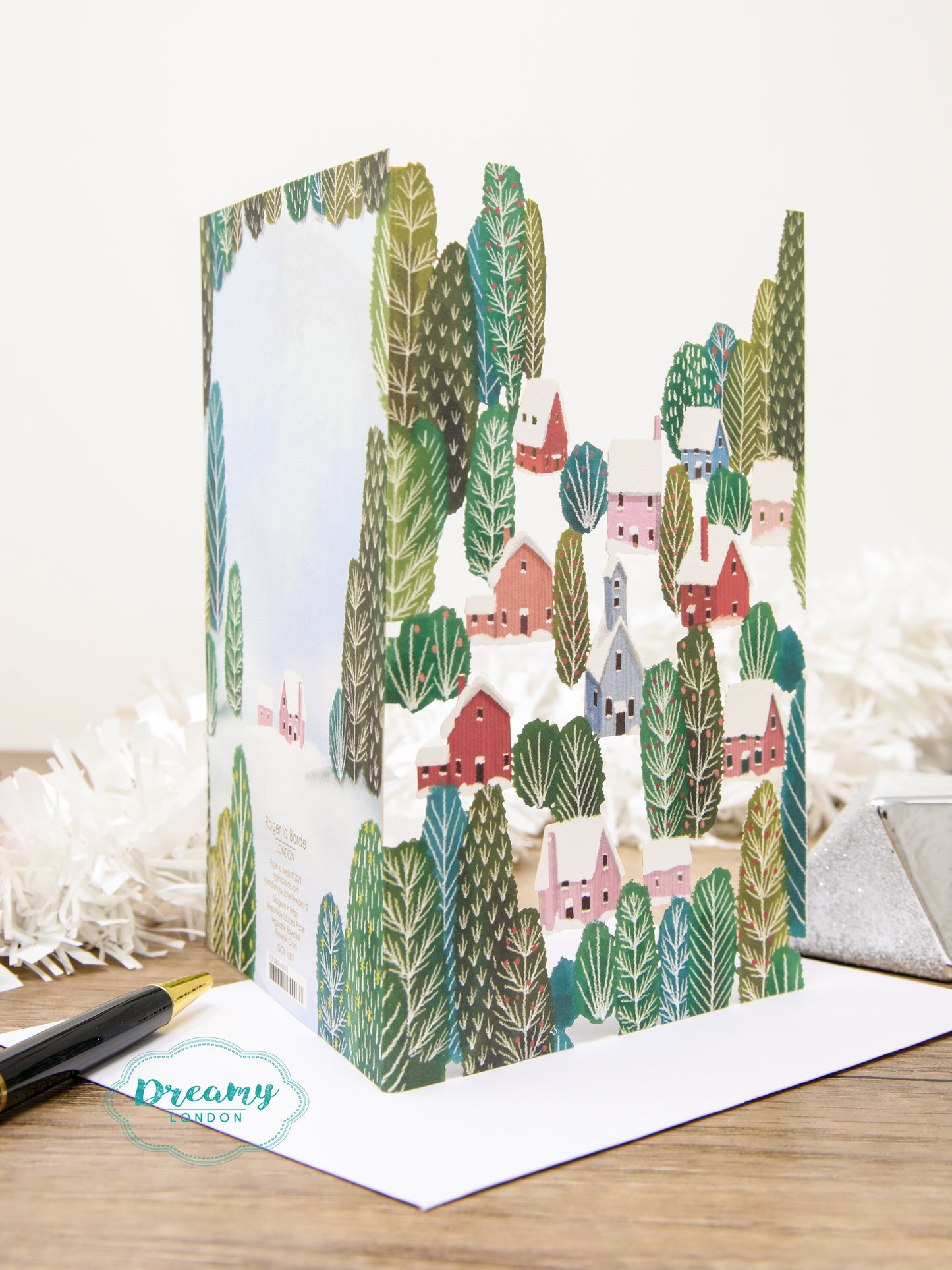 White Magical Christmas Lasercut Card