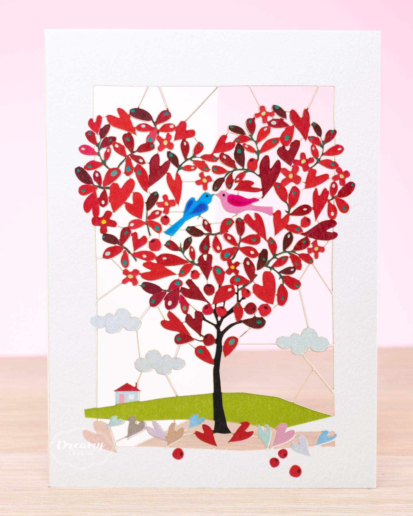 Love Birds Greeting Card - dreamylondon