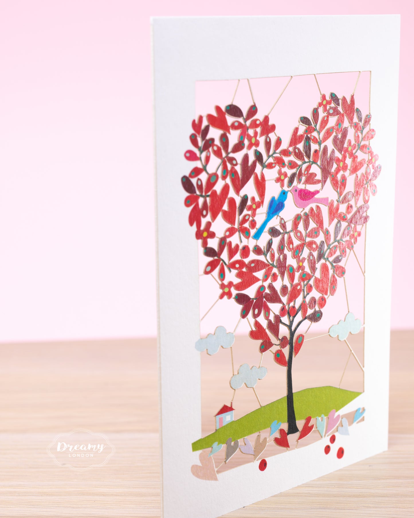 Love Birds Greeting Card - dreamylondon