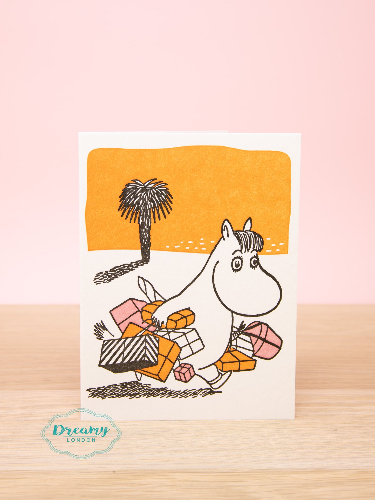 Moomin with Gifts Christmas Card