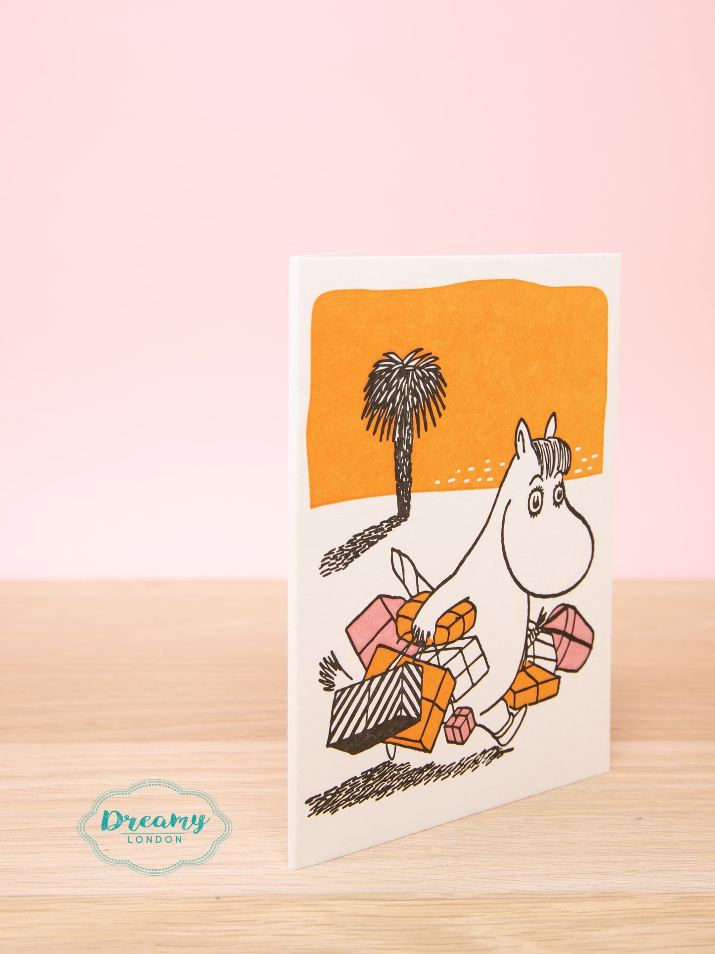 Moomin with Gifts Christmas Card