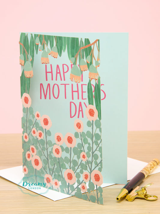 Floral Garden Laser Cut Mother's Day Card