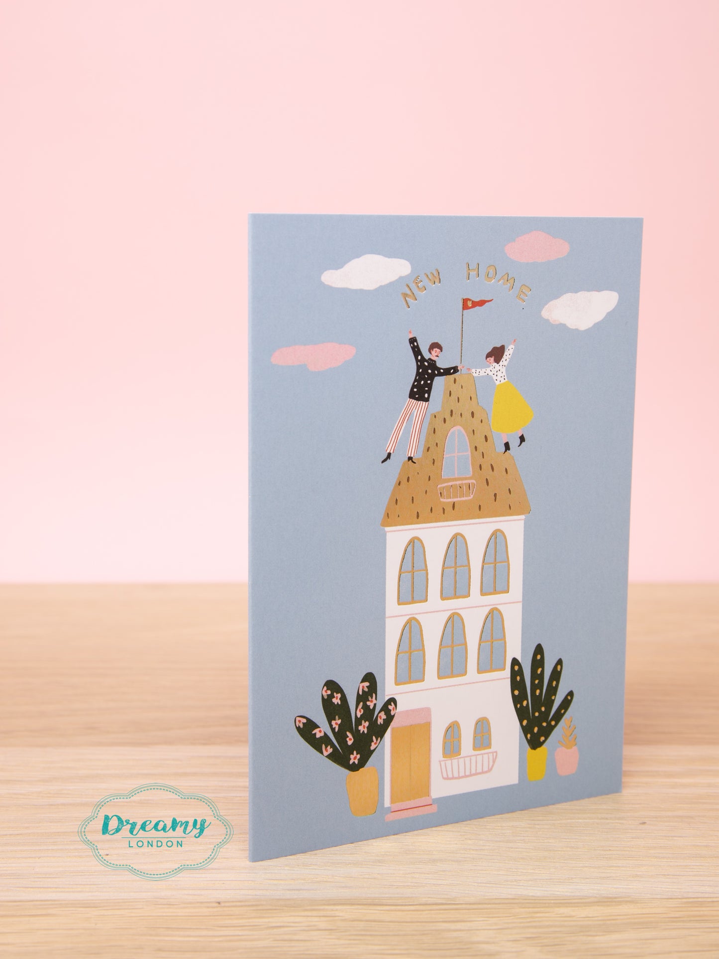 Cute Couple Moving In New Home Card