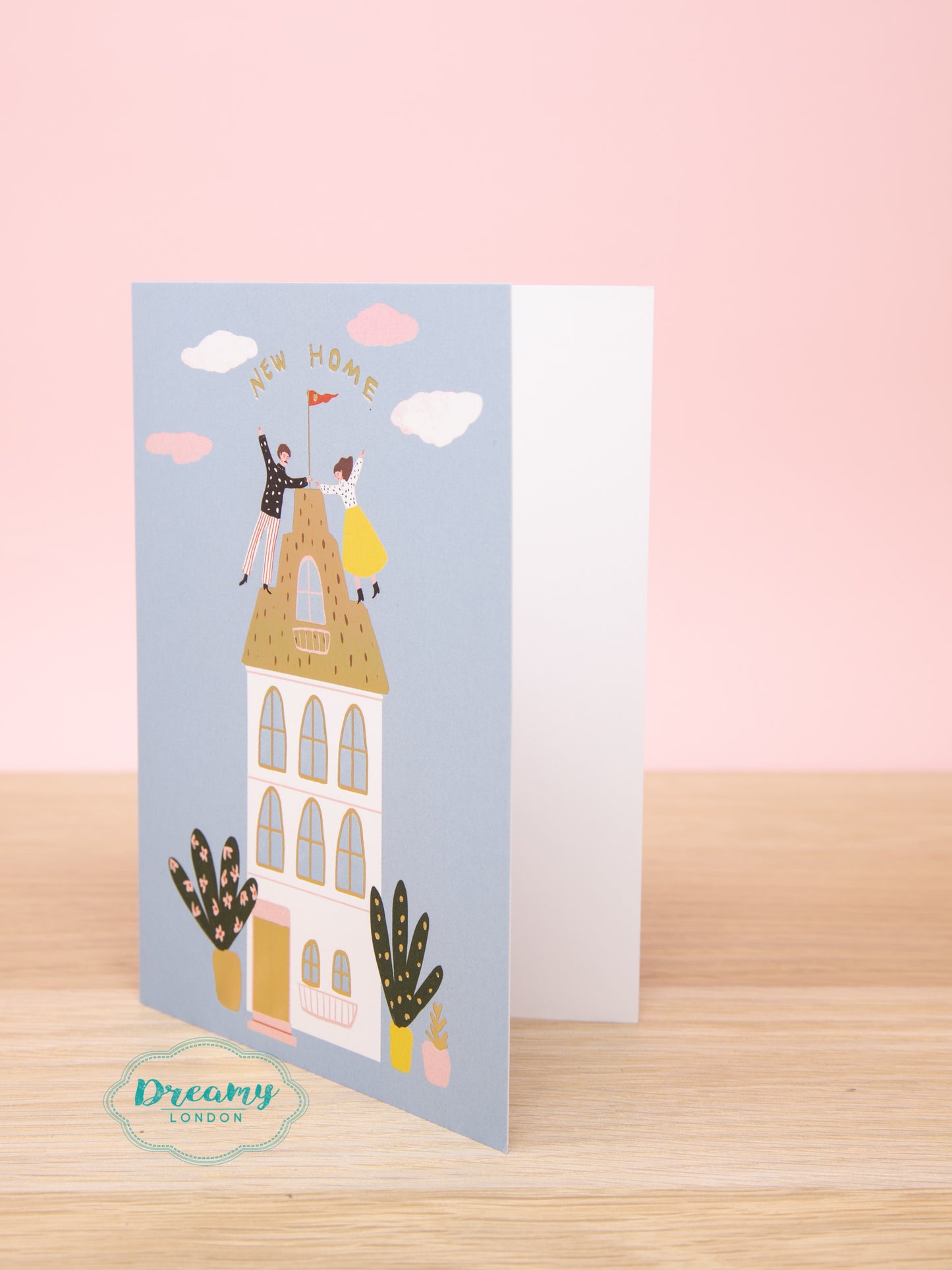 Cute Couple Moving In New Home Card