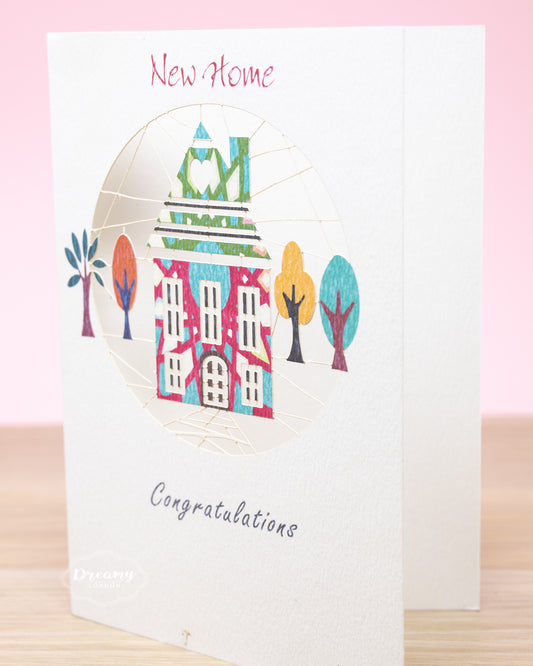 Congratulatory New Home Card, new home greeting card - dreamylondon