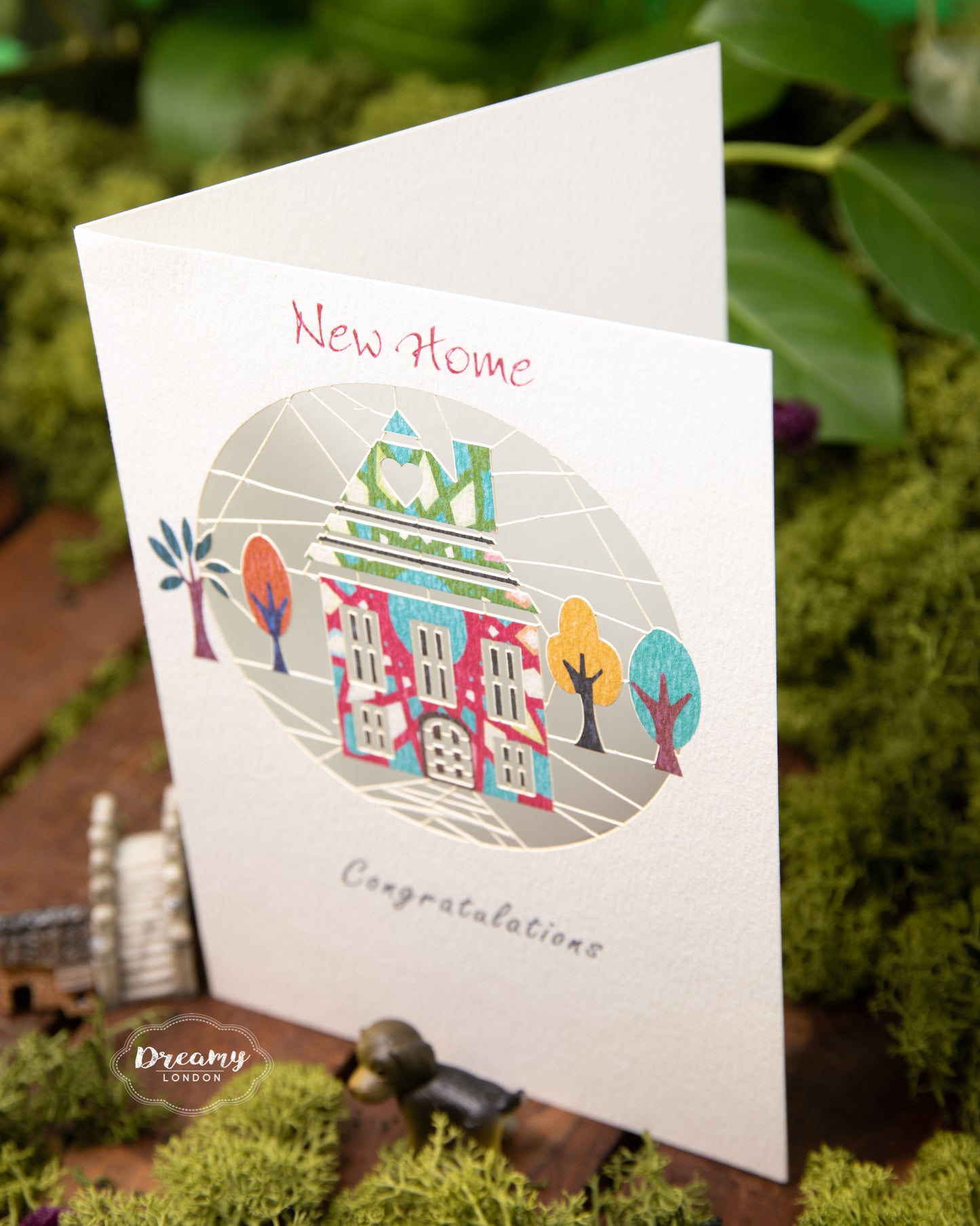 Congratulatory New Home Card, new home greeting card - dreamylondon