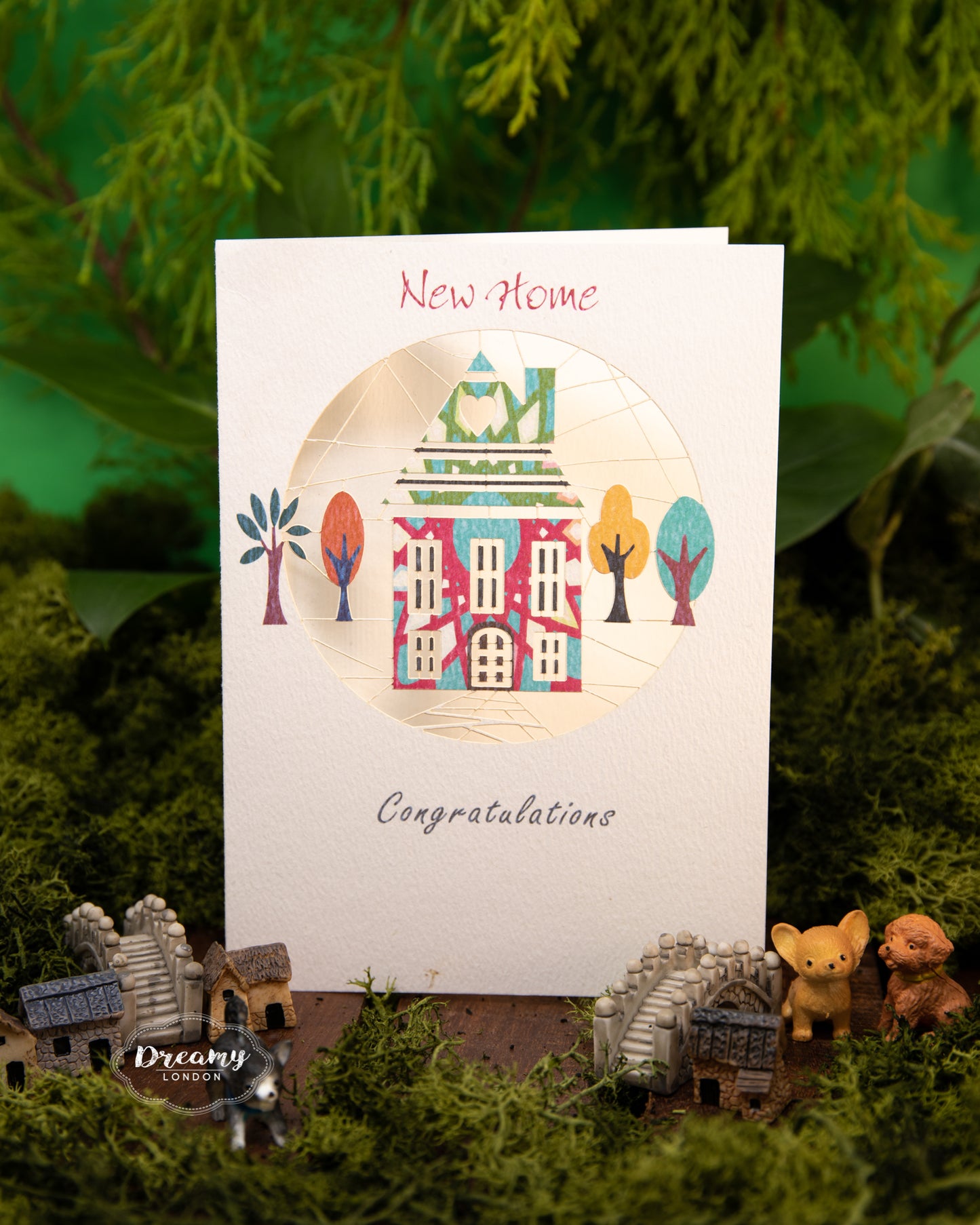 Congratulatory New Home Card, new home greeting card - dreamylondon