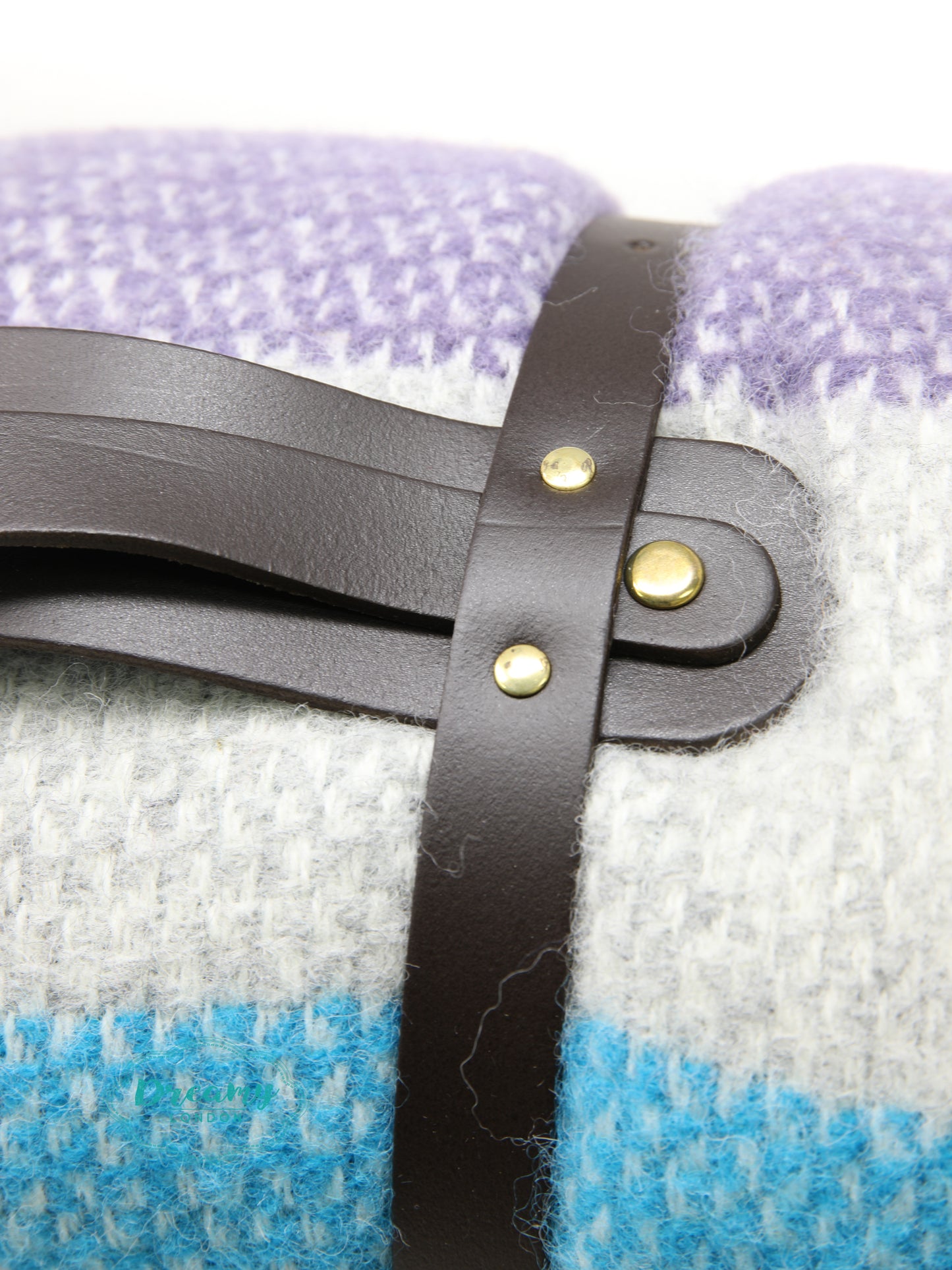 Harley Rainbow Herringbone Polo Picnic Blanket