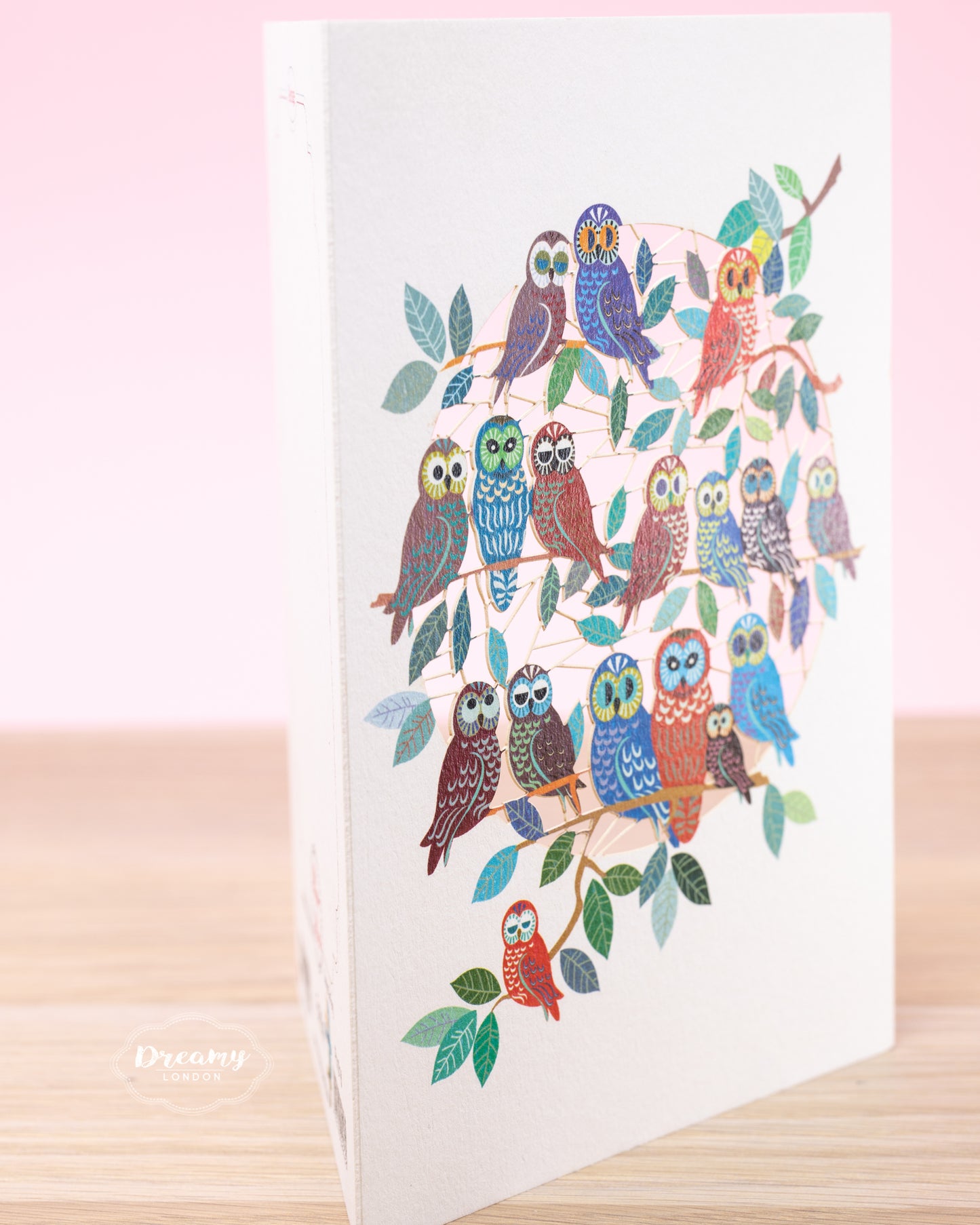 Owls Greeting Card - dreamylondon