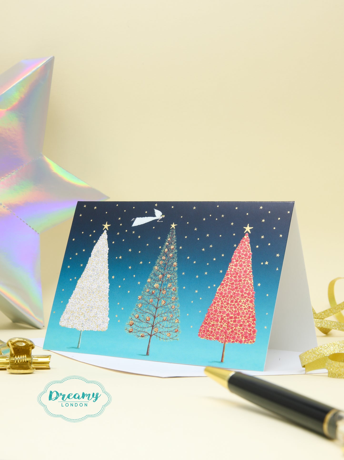Celestial Christmas Boxed Petite Christmas Cards