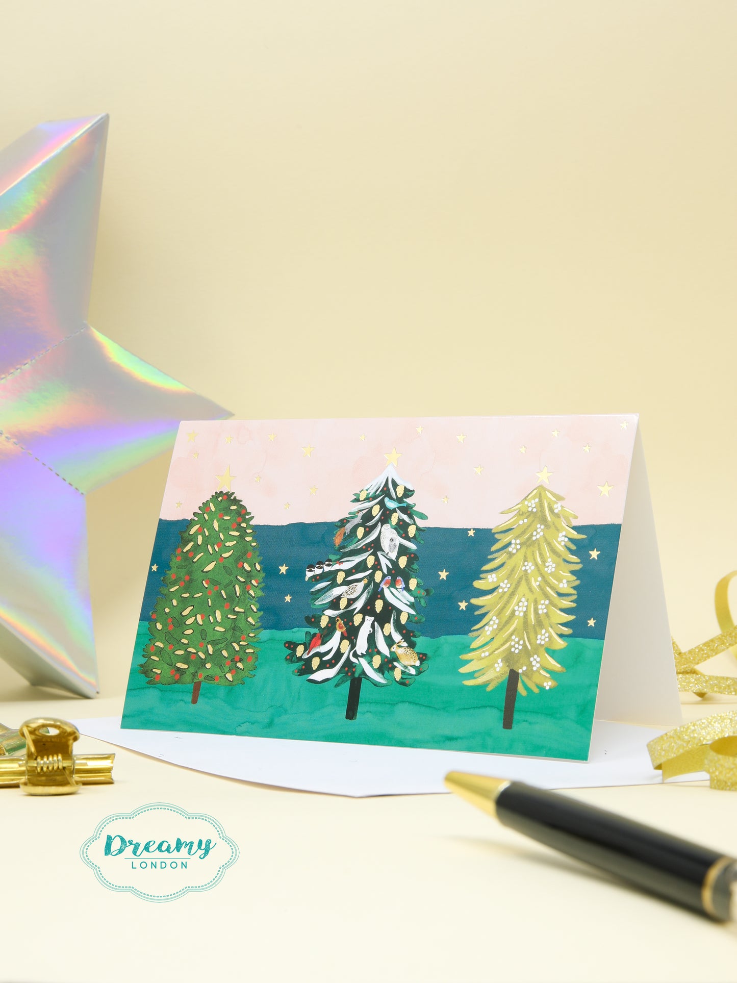 Animal Christmas Eve Boxed Petite Christmas Cards
