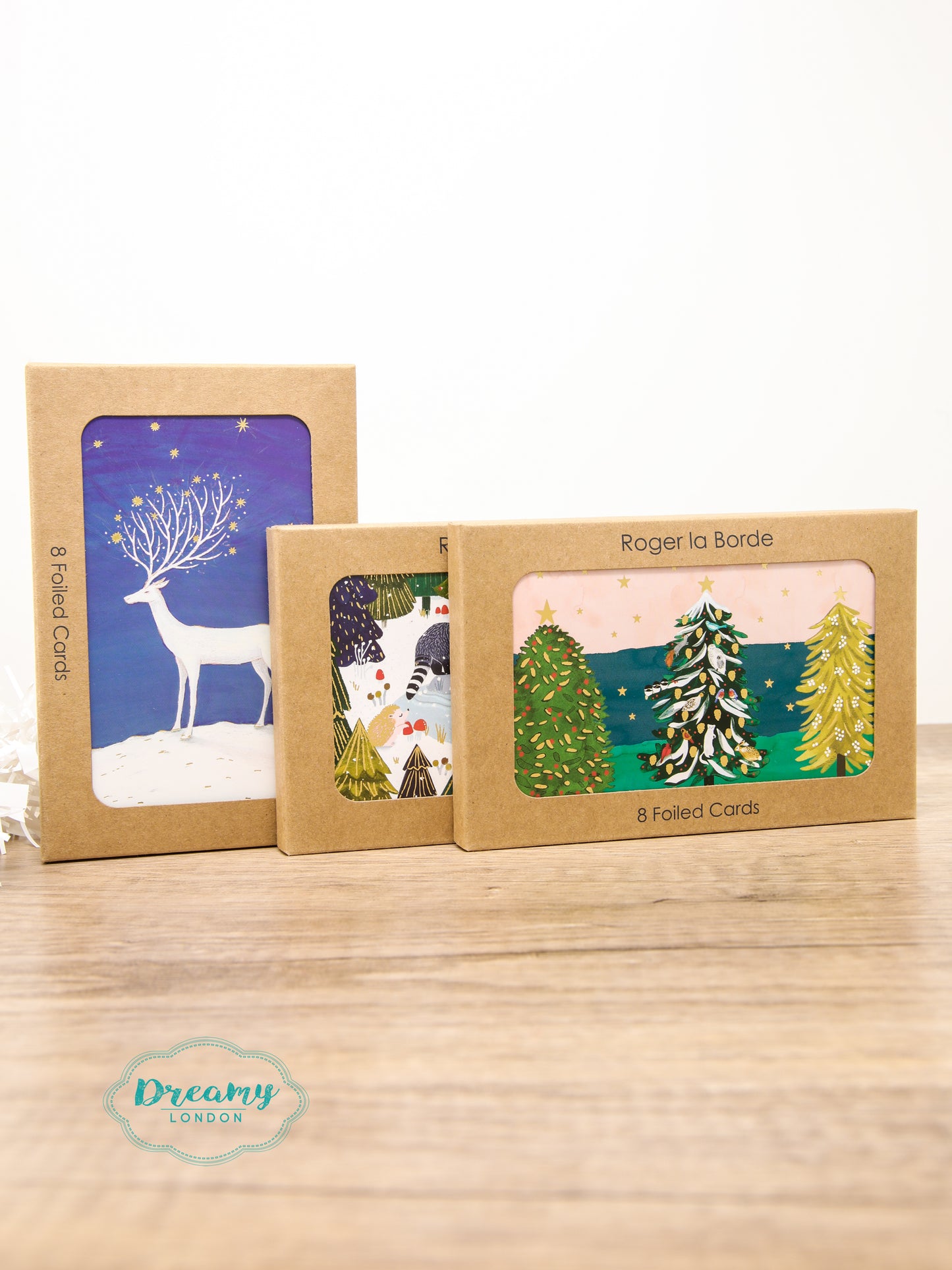 Animal Christmas Eve Boxed Petite Christmas Cards