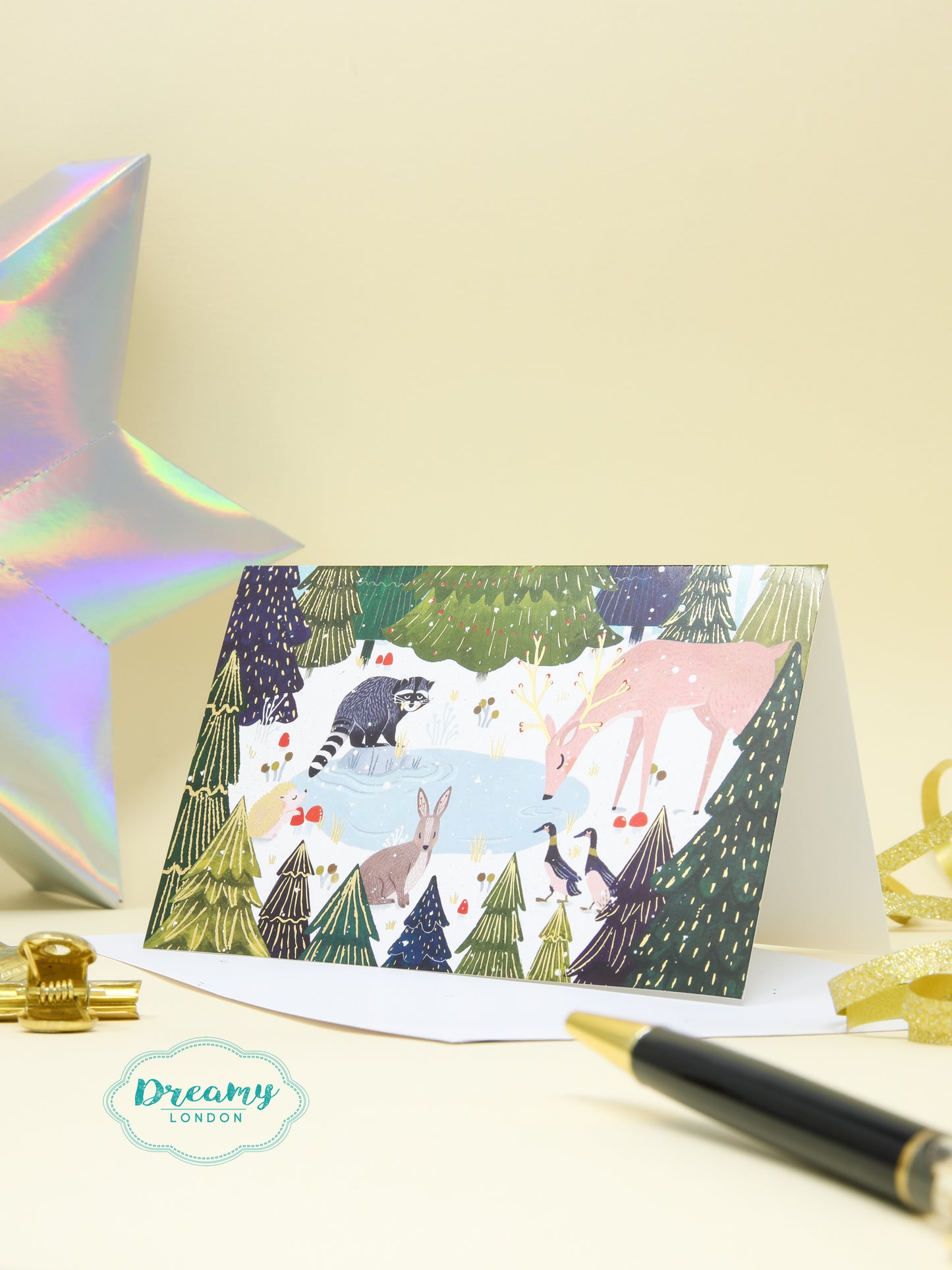 Festive Forest Boxed Petite Christmas Cards