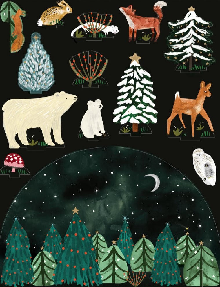 Northern Lights Pop and Slot 3D Advent Calendar