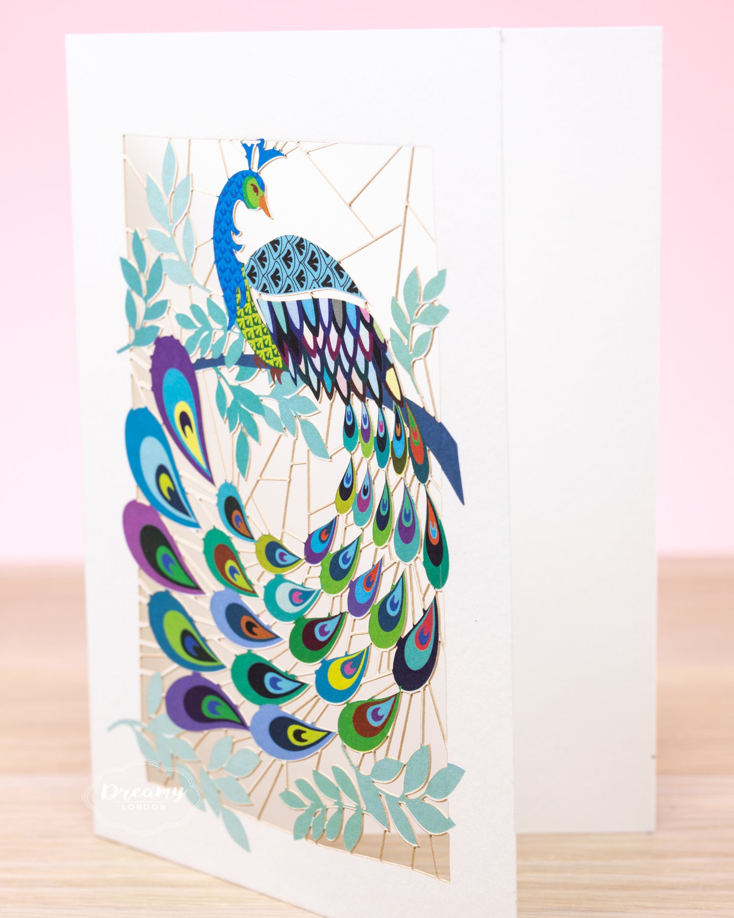 Peacock Greeting Card - dreamylondon