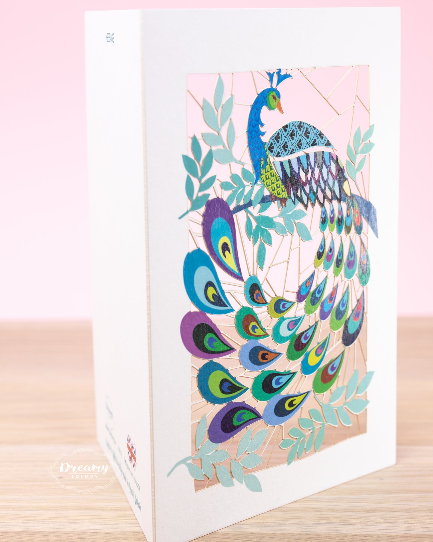 Peacock Greeting Card - dreamylondon