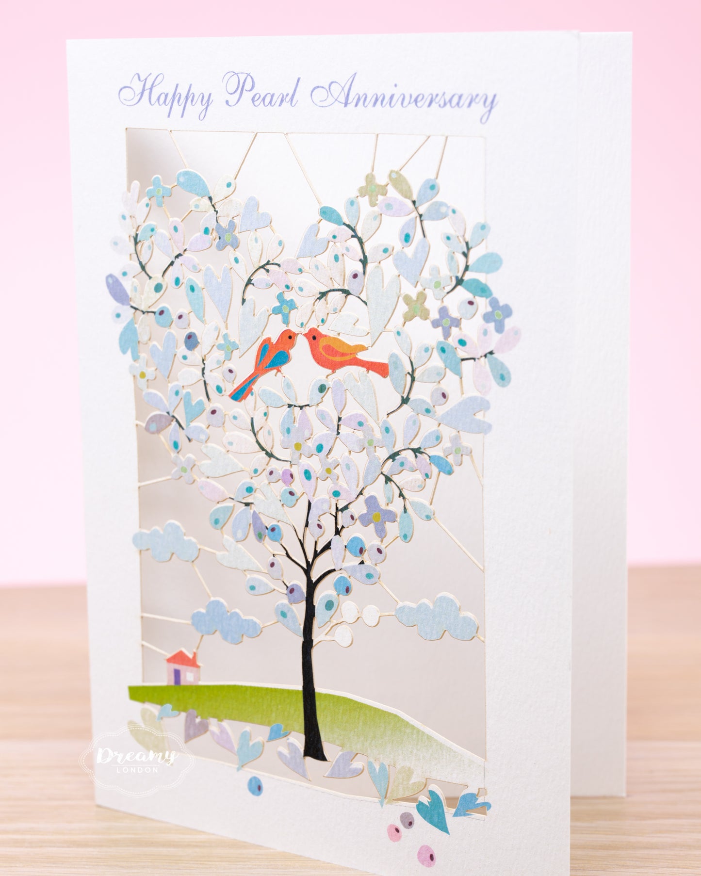 Happy Pearl Anniversary Card - dreamylondon