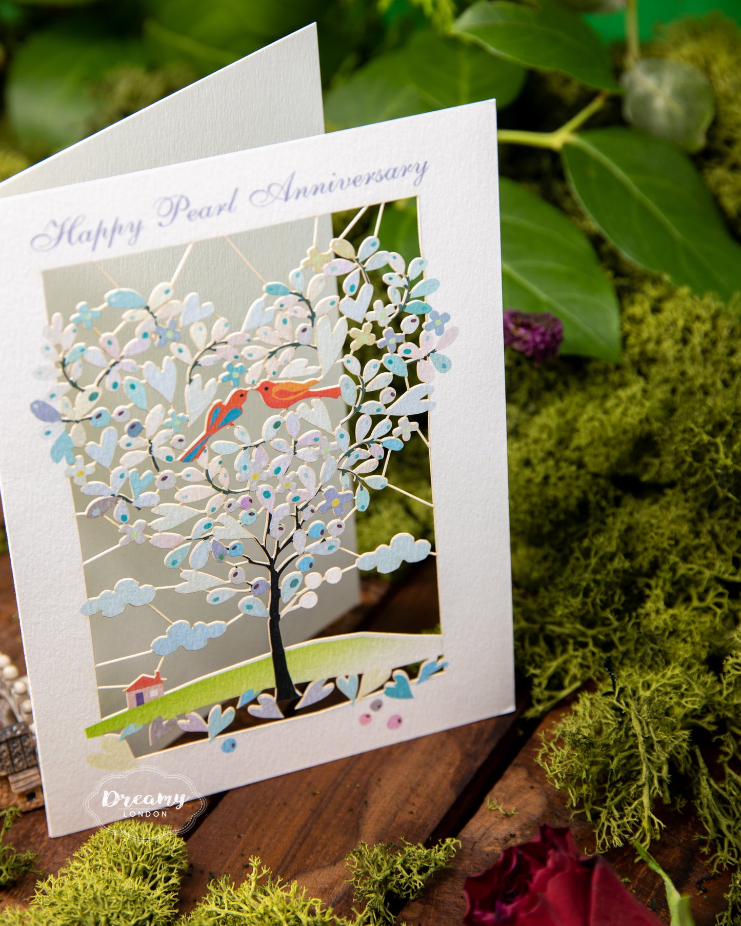Happy Pearl Anniversary Card - dreamylondon