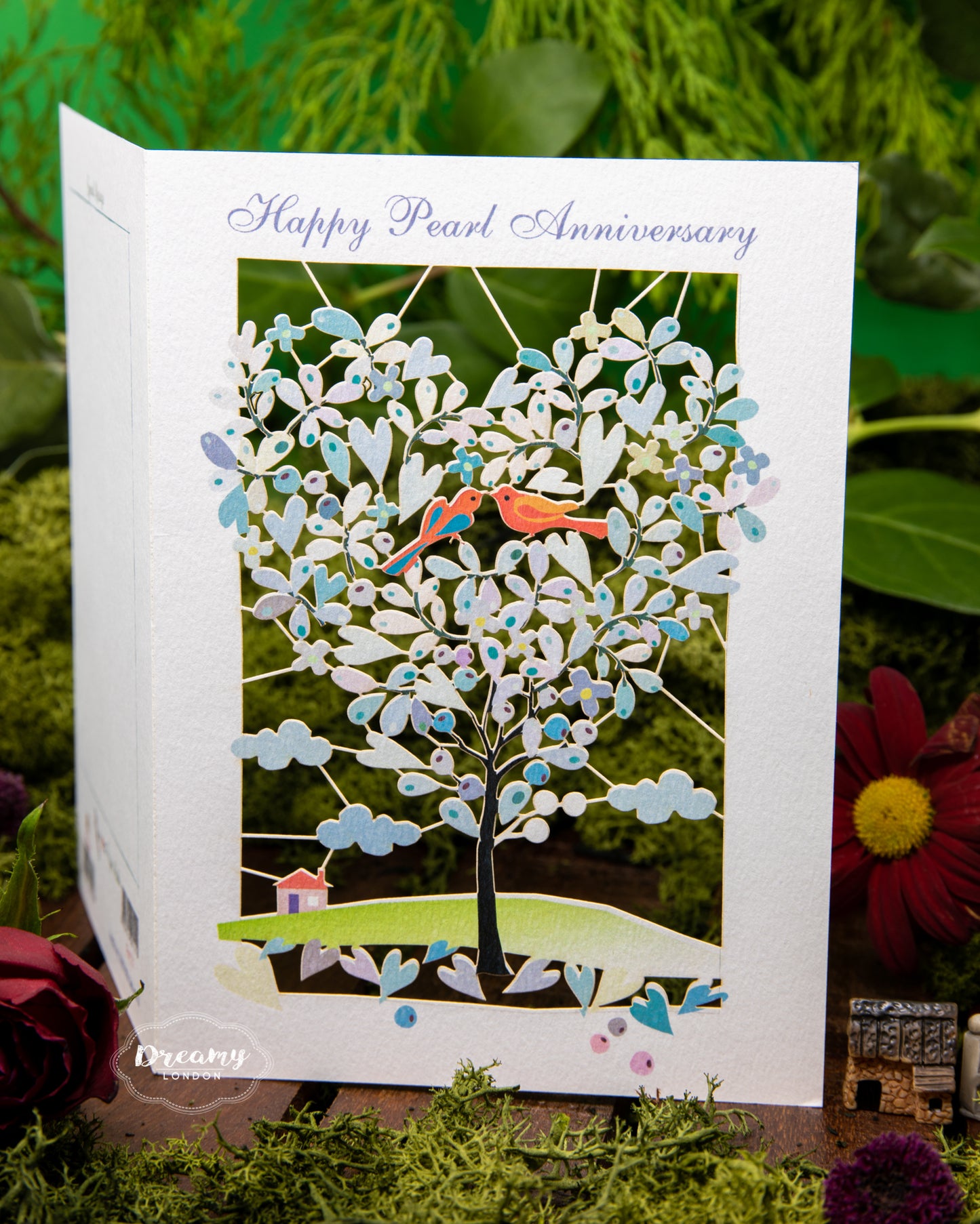 Happy Pearl Anniversary Card - dreamylondon
