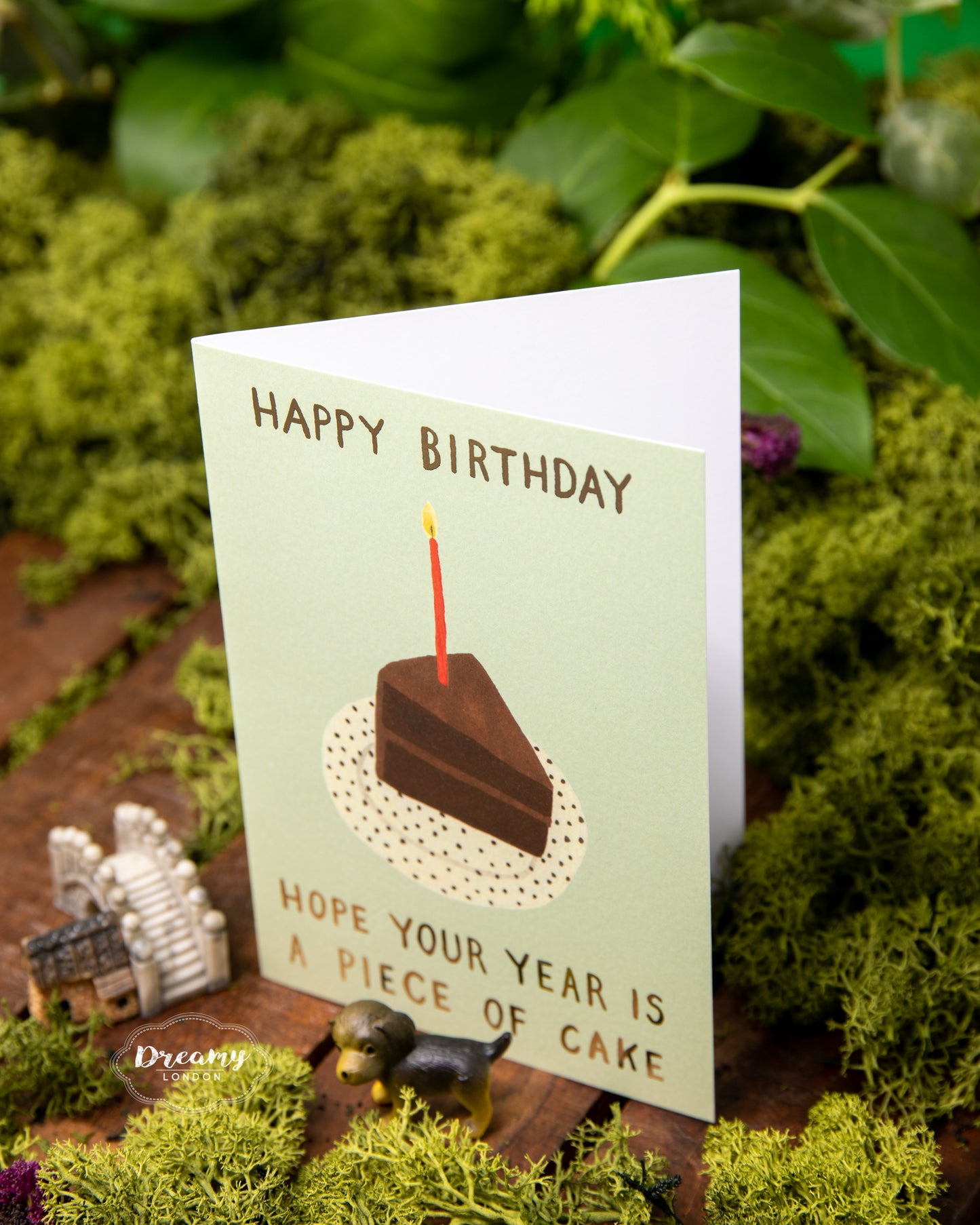 Piece of Cake Birthday Card - dreamylondon