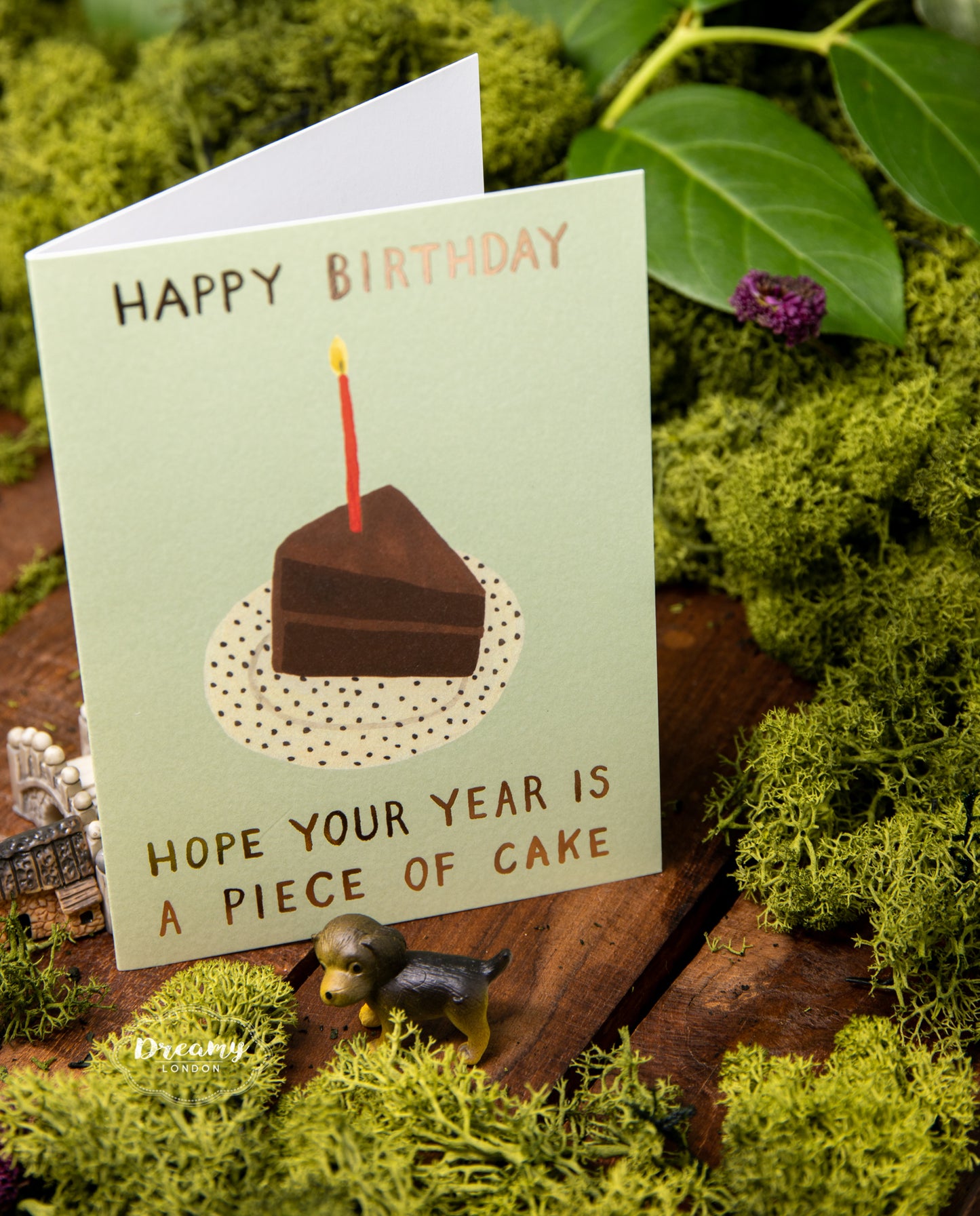 Piece of Cake Birthday Card - dreamylondon