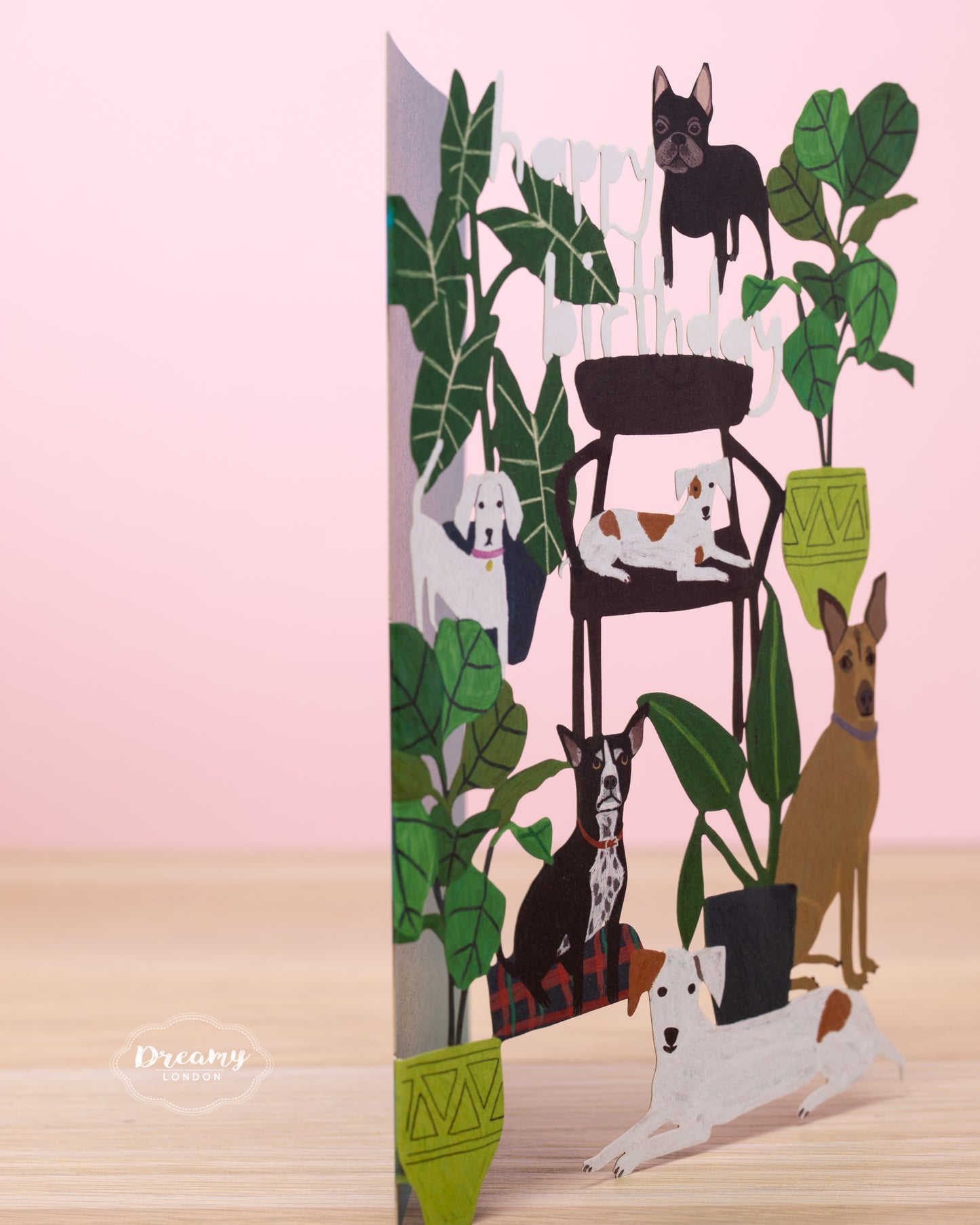 Dogs Party Birthday Card - dreamylondon