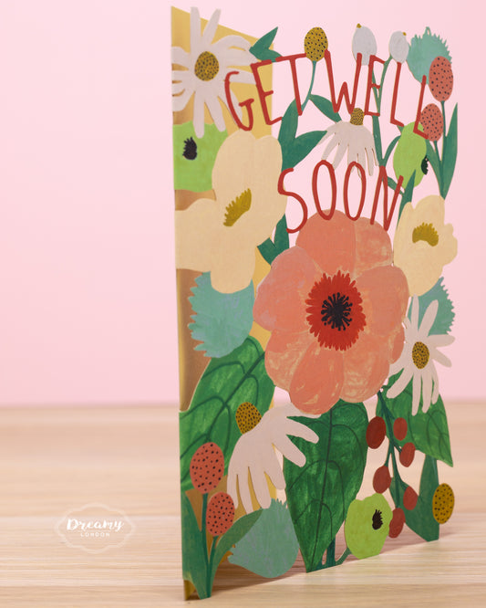 King Protea Get Well Soon Card - dreamylondon