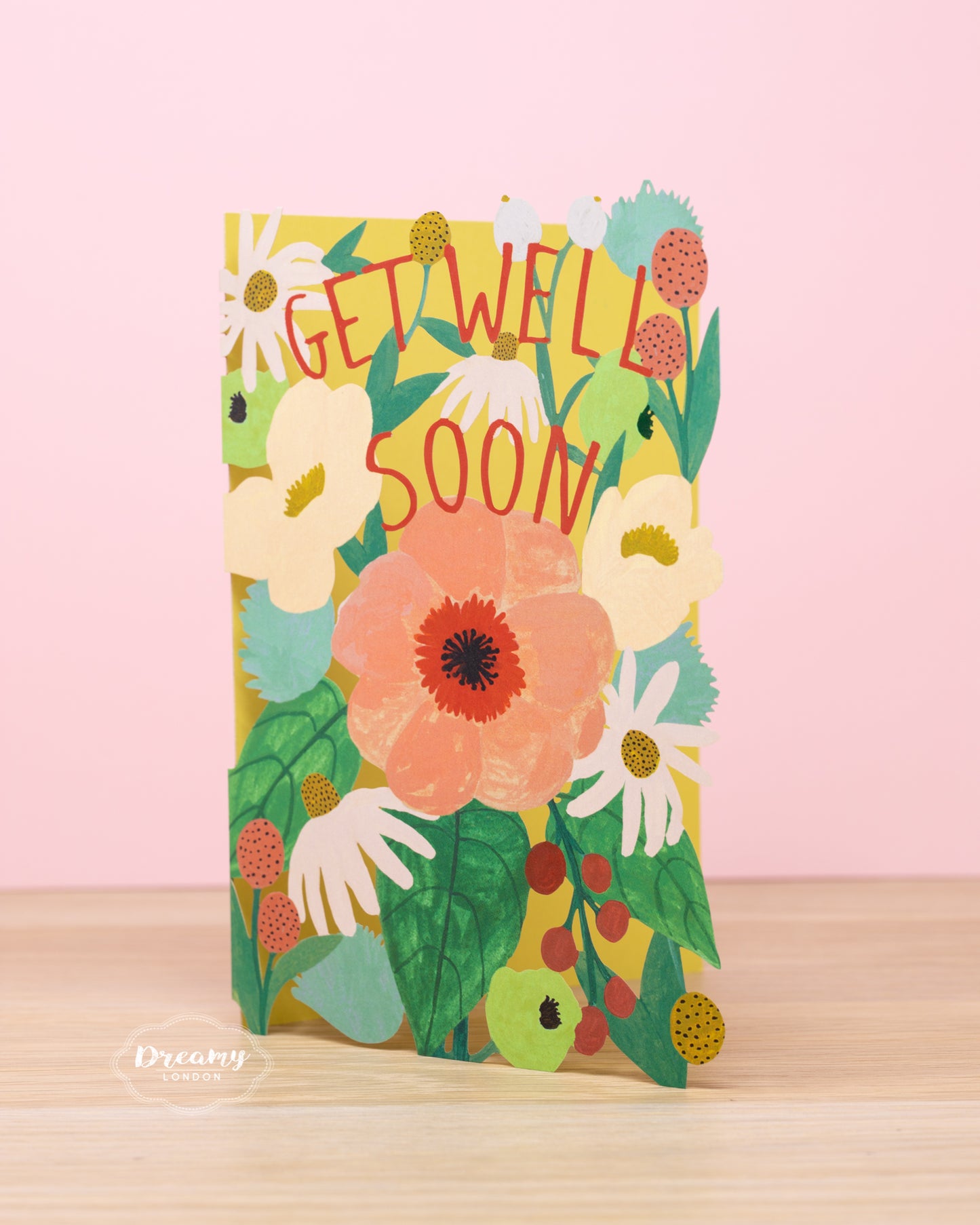 King Protea Get Well Soon Card - dreamylondon
