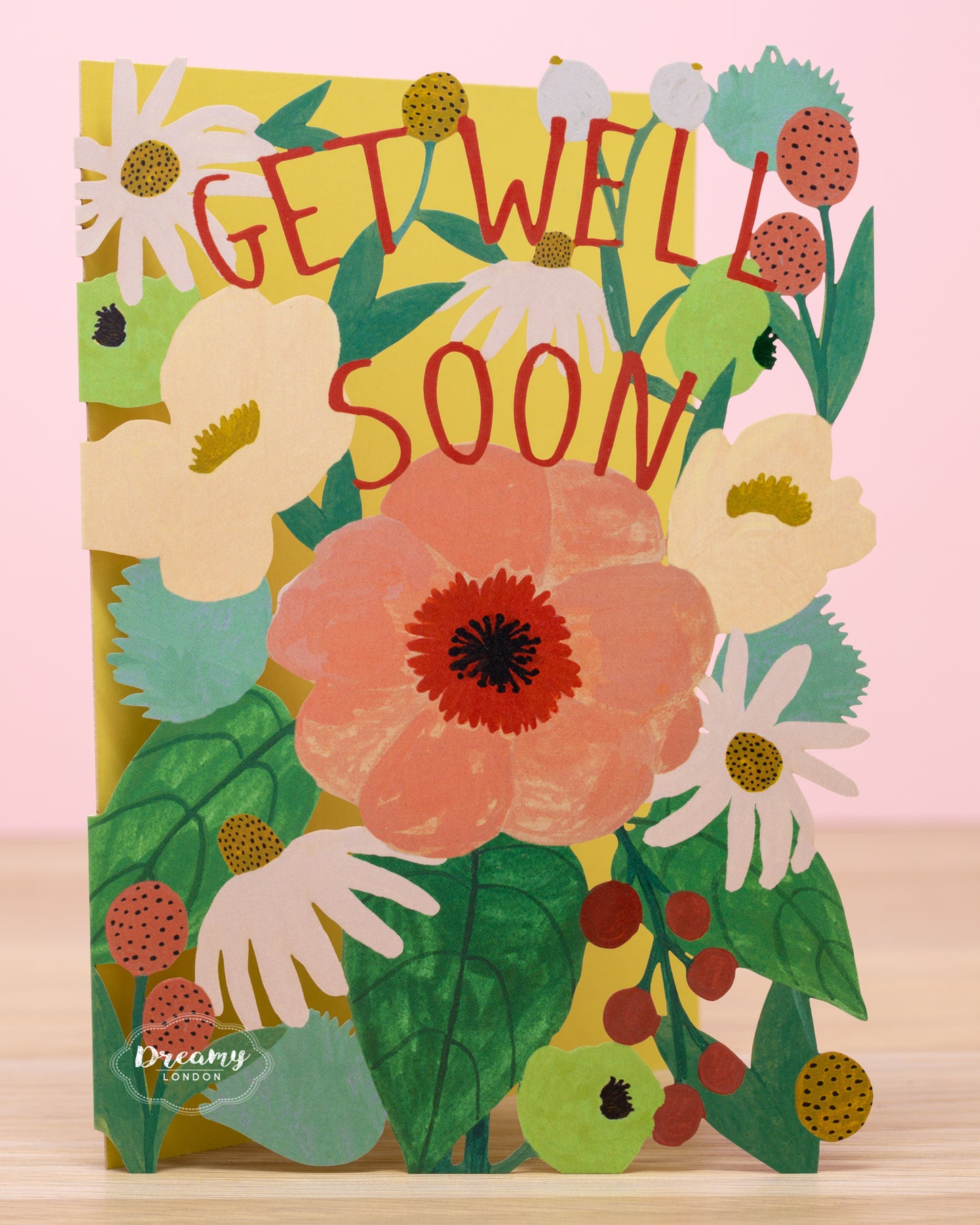 King Protea Get Well Soon Card - dreamylondon