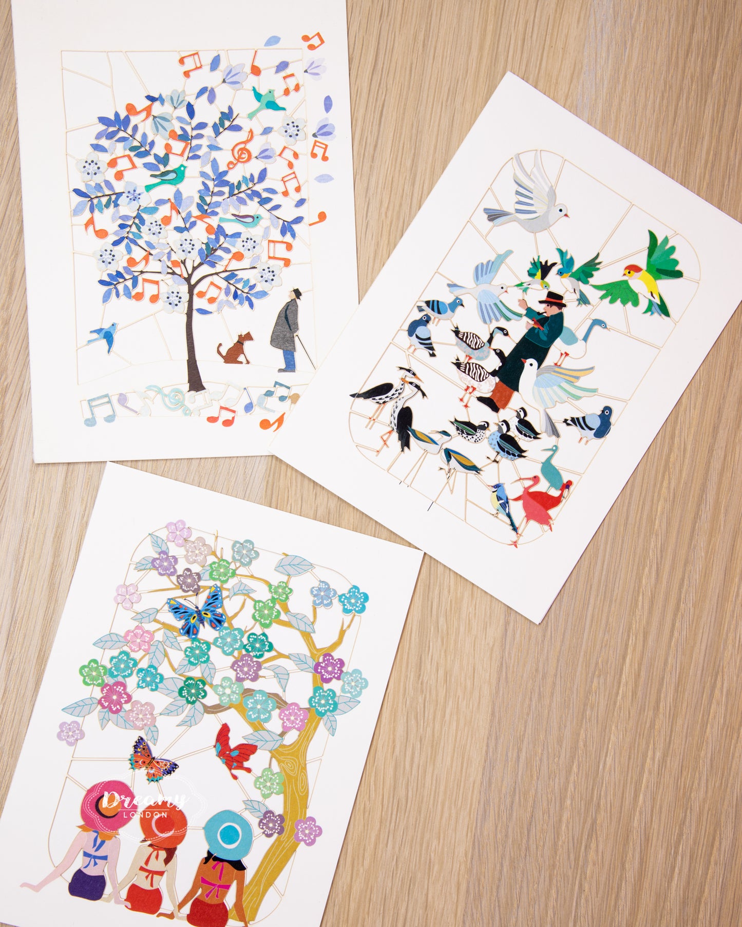 Mix and Match 5 Greeting Cards - dreamylondon