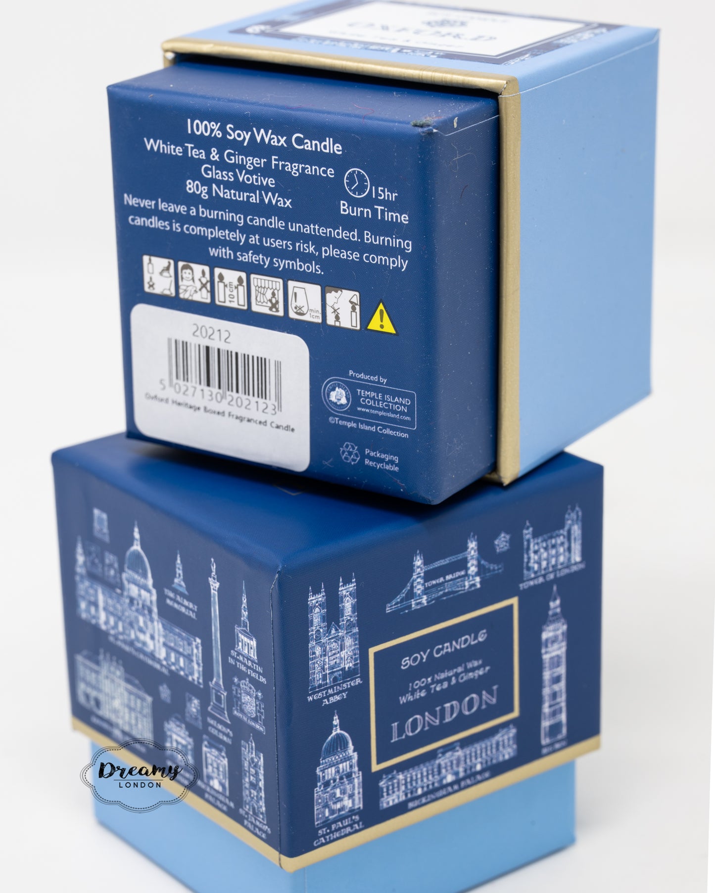 white tea and ginger soy candle - dreamylondon